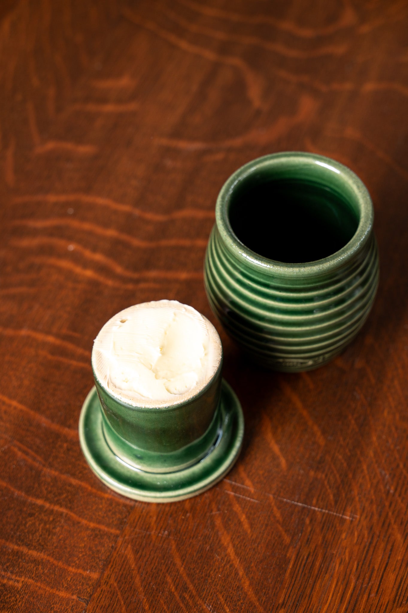 Emerald Fields Butter Crock