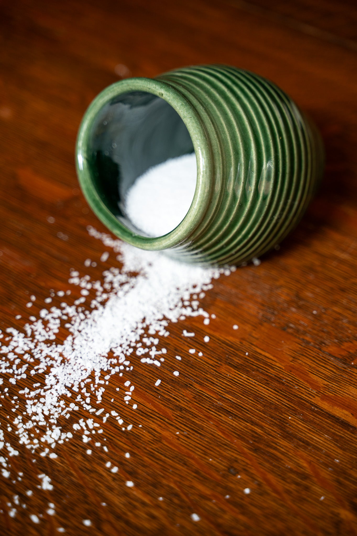 Emerald Fields Salt Cellar