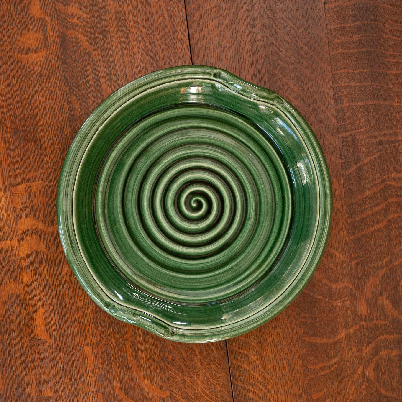 Emerald Fields Ceramic Handled Serving Platter