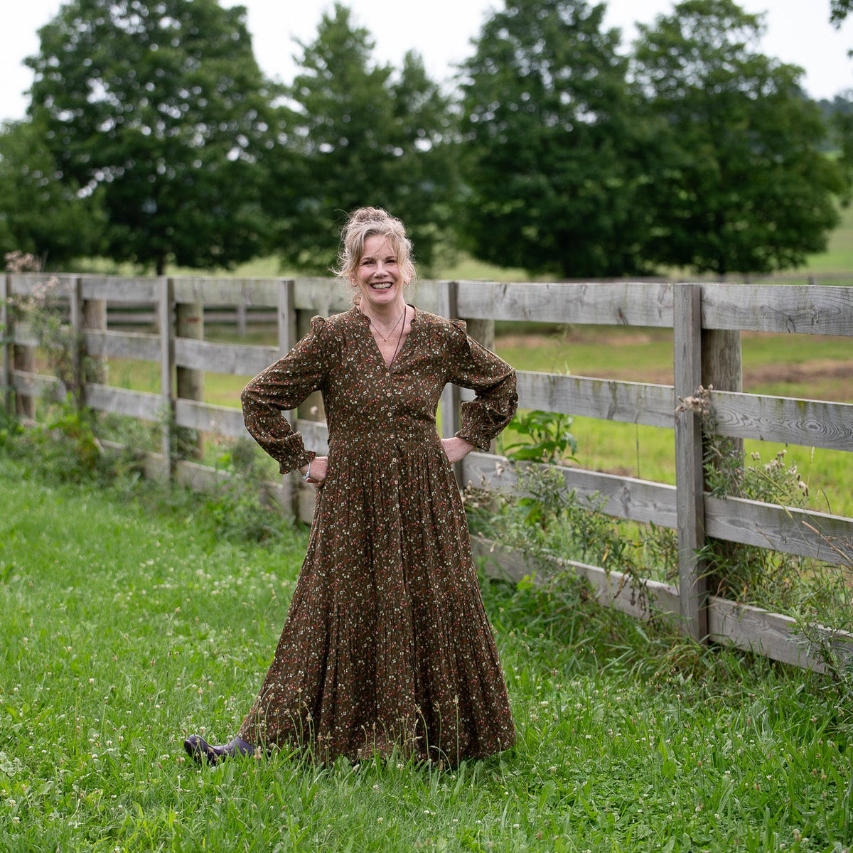 Evermore Dress in Harvest Floral