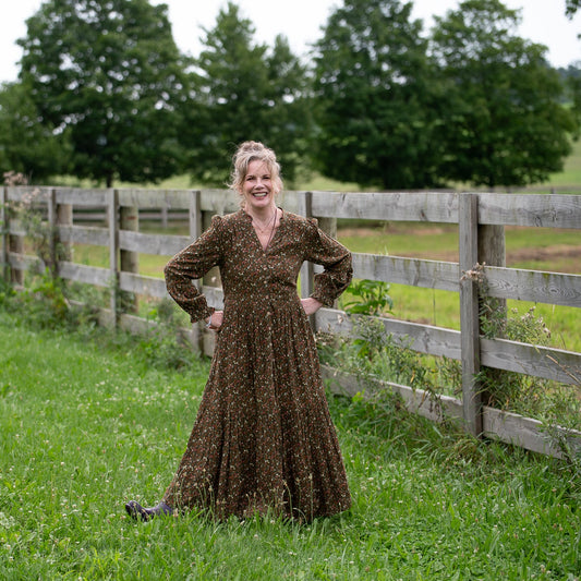 Evermore Dress in Harvest Floral