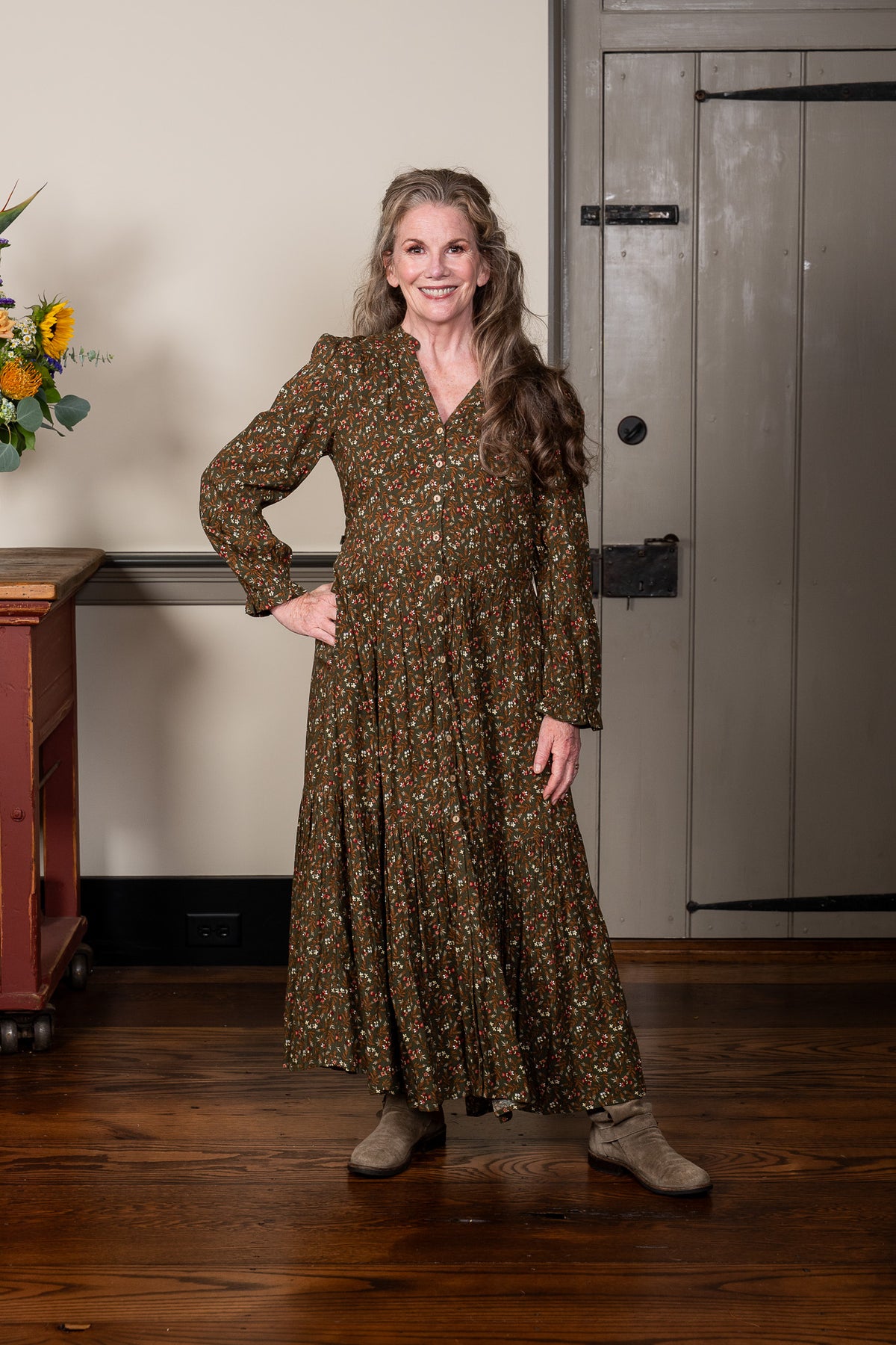 Evermore Dress in Harvest Floral