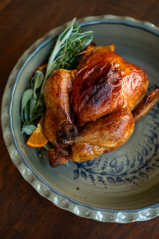 Farm Floral Deep Dish Round Baker