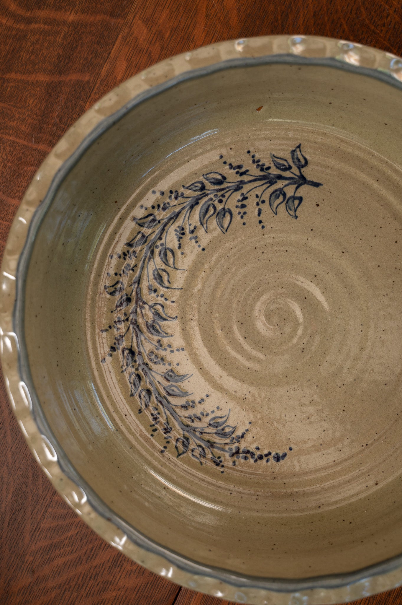 Farm Floral Deep Dish Round Baker