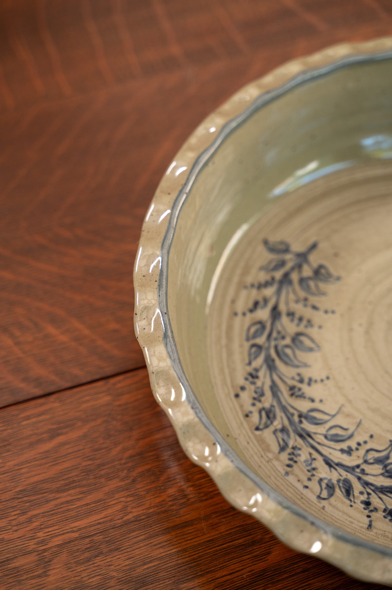 Farm Floral Deep Dish Round Baker