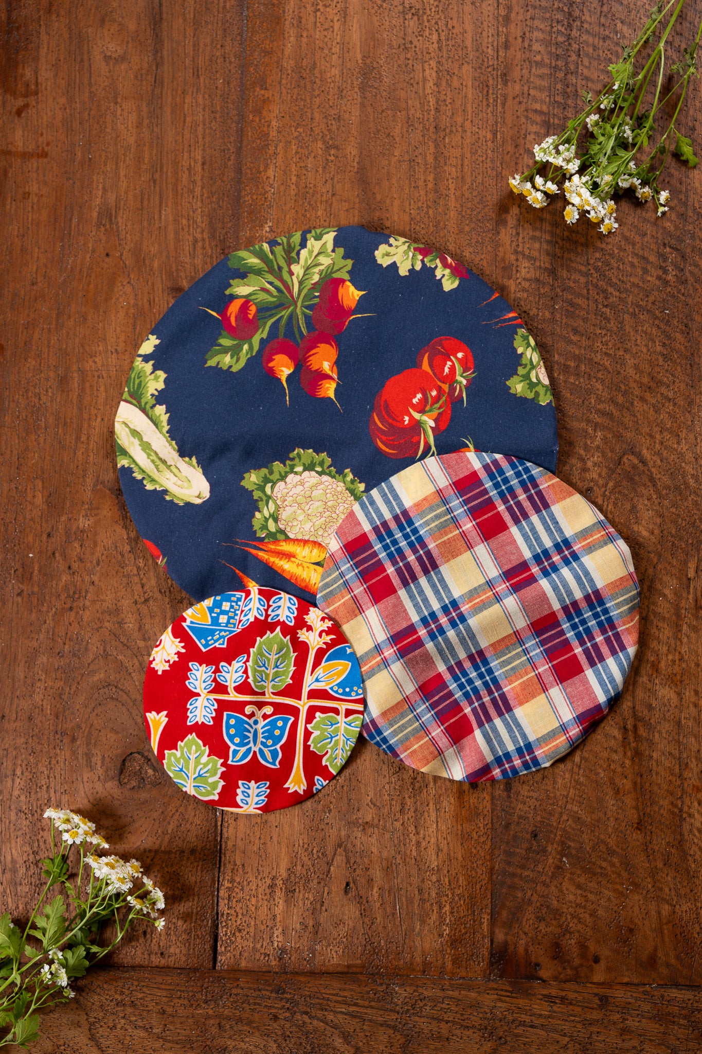 Farm Fresh Bowl Covers, Set of 3
