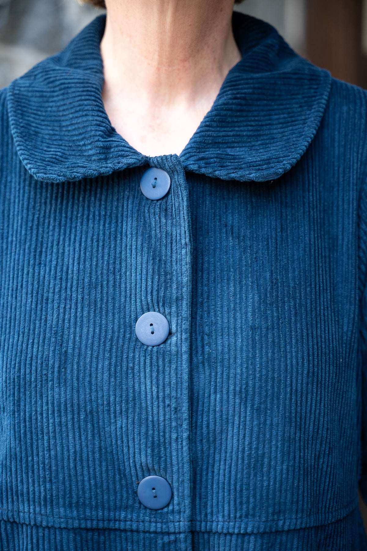 Farmer's Market Cord Jacket in Navy
