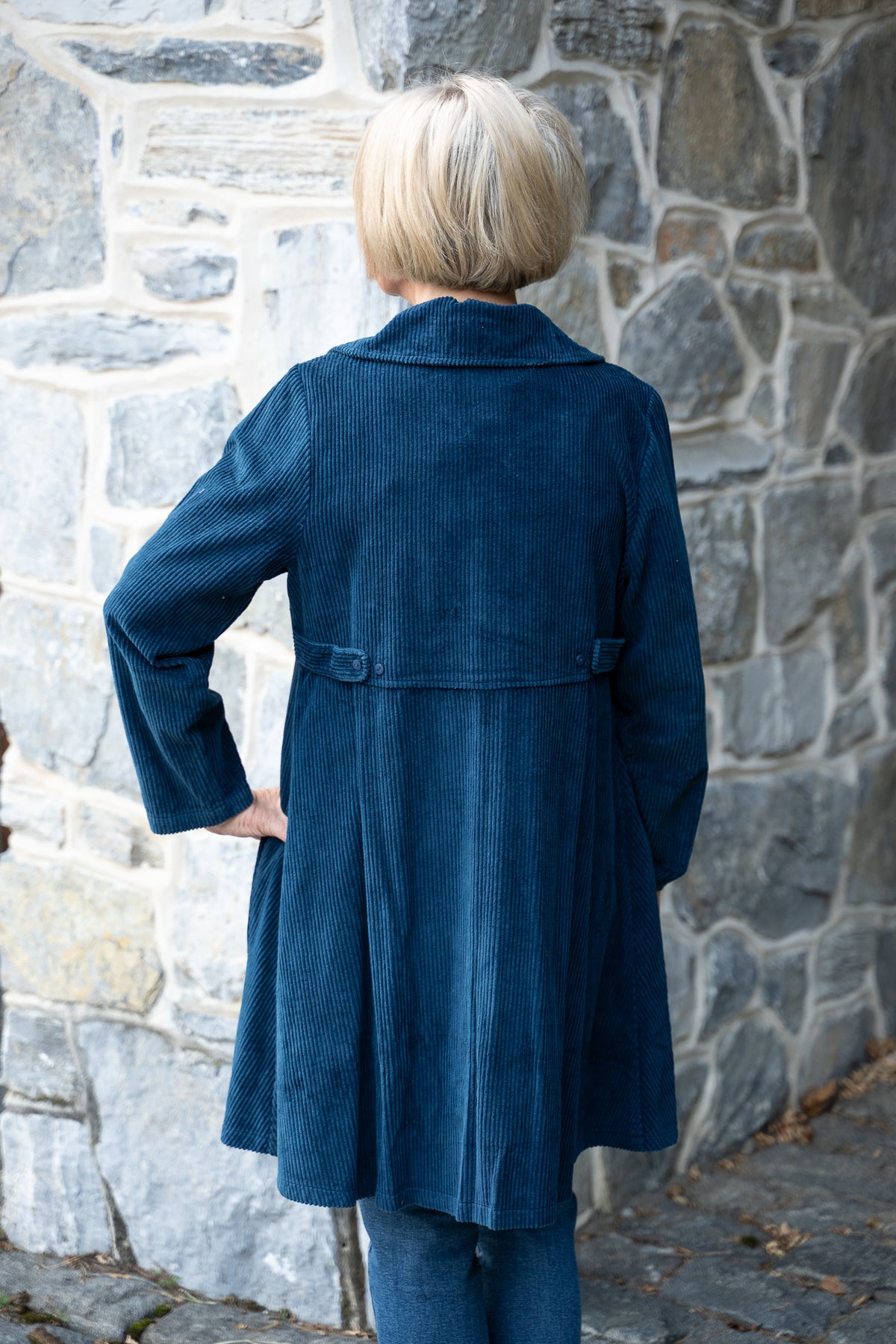 Farmer's Market Cord Jacket in Navy