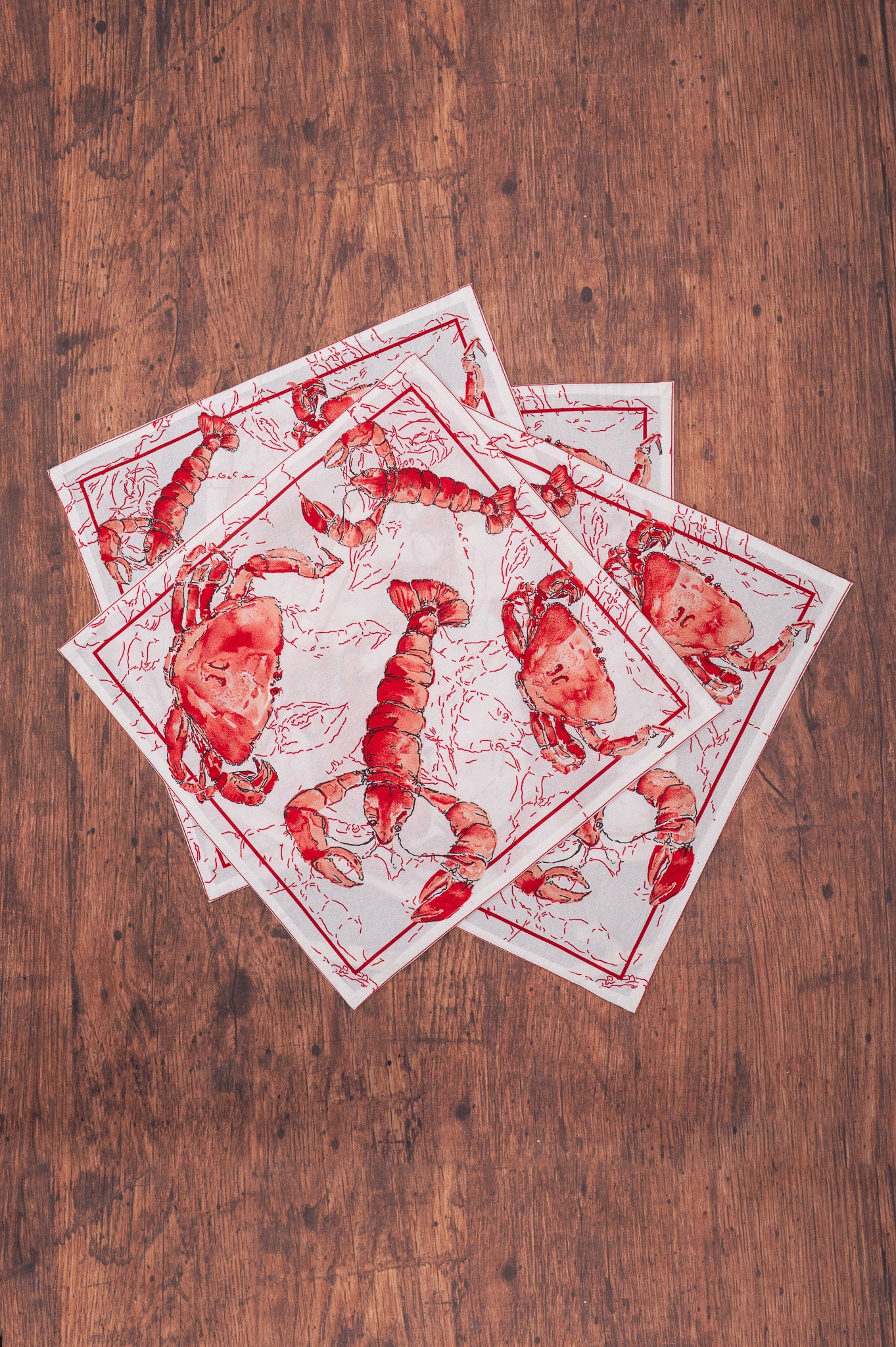 Feeling Crabby Luncheon Napkins, Set of 4