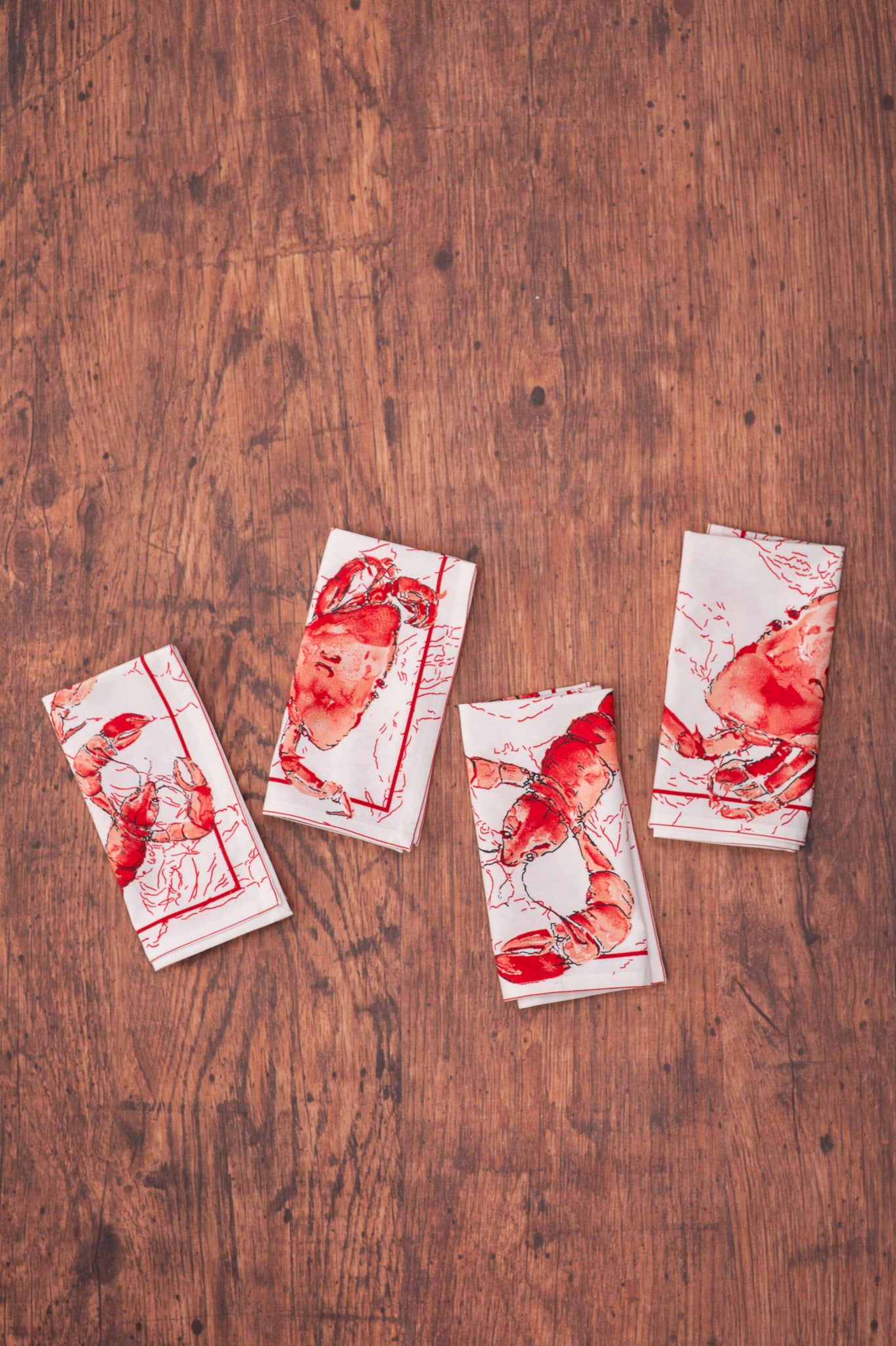 Feeling Crabby Luncheon Napkins, Set of 4