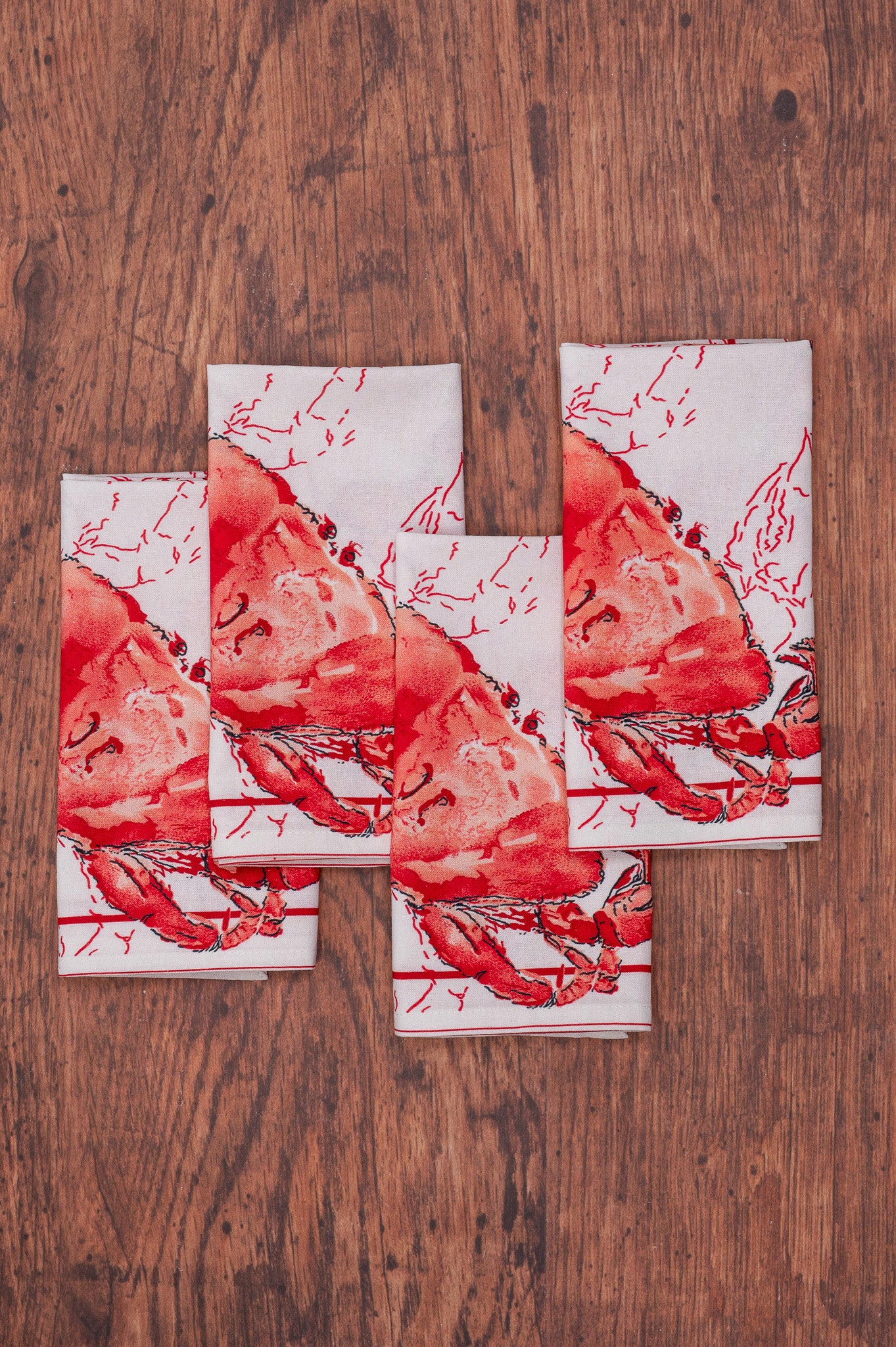 Feeling Crabby Luncheon Napkins, Set of 4
