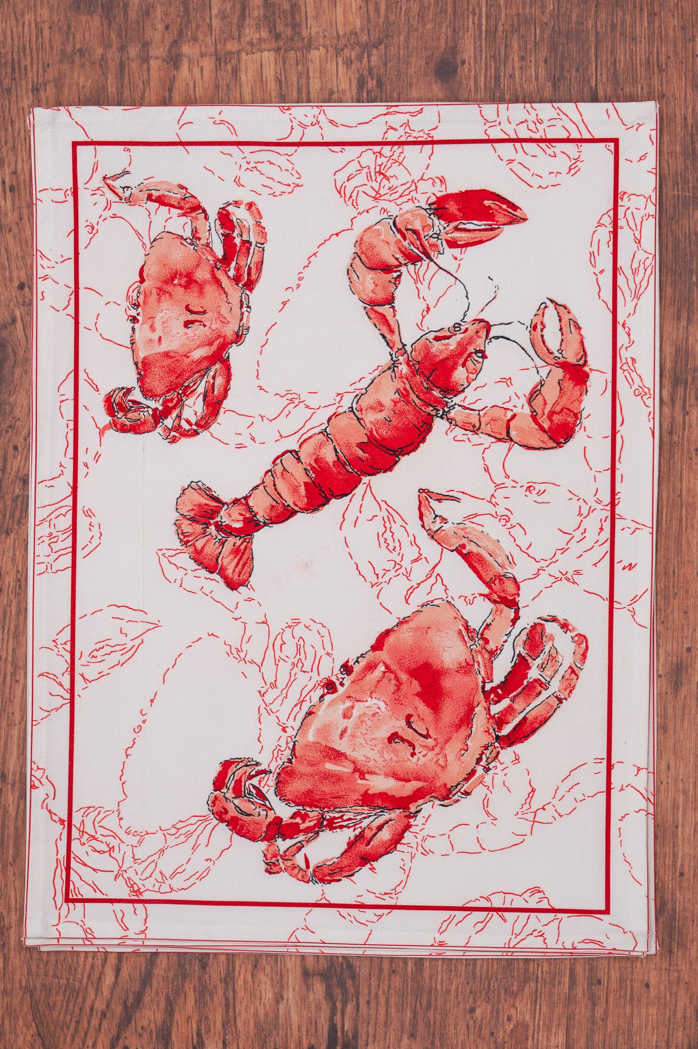 Feeling Crabby Canvas Placemats, Set of 4