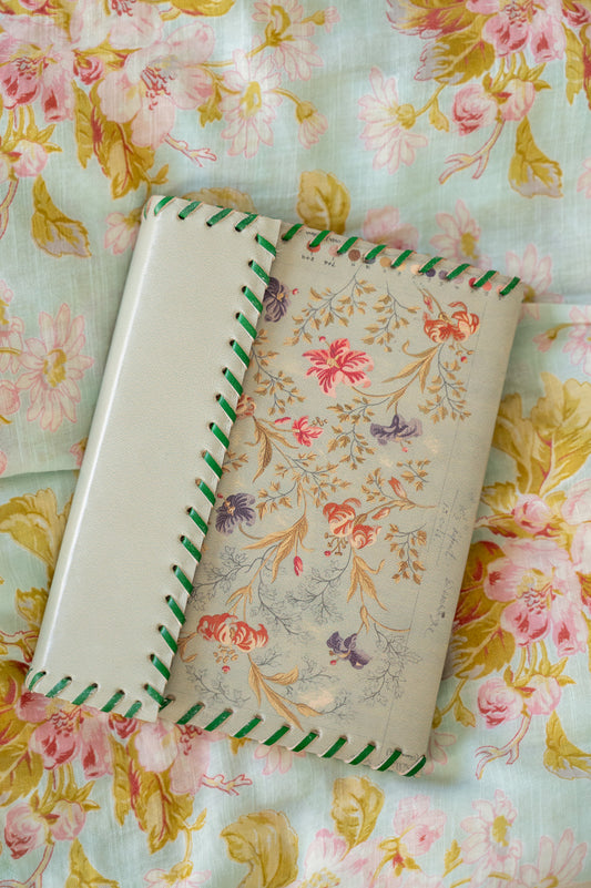 Fleur de Lis Leather Journal