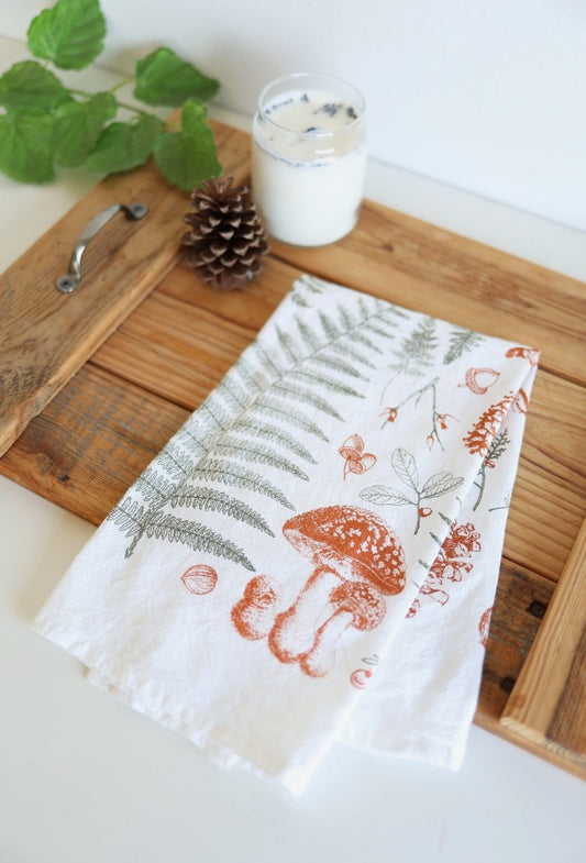 Forest Floor Tea Towel
