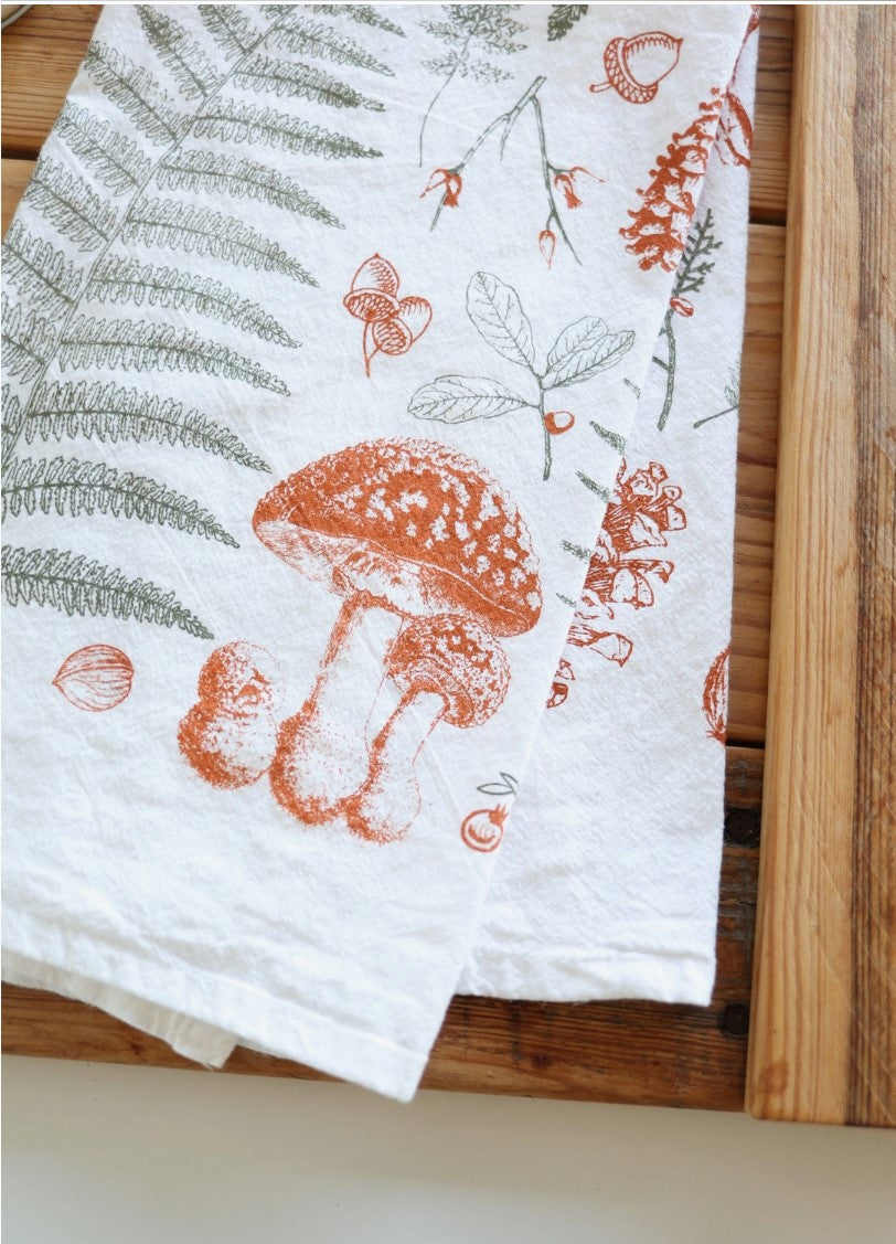 Forest Floor Tea Towel