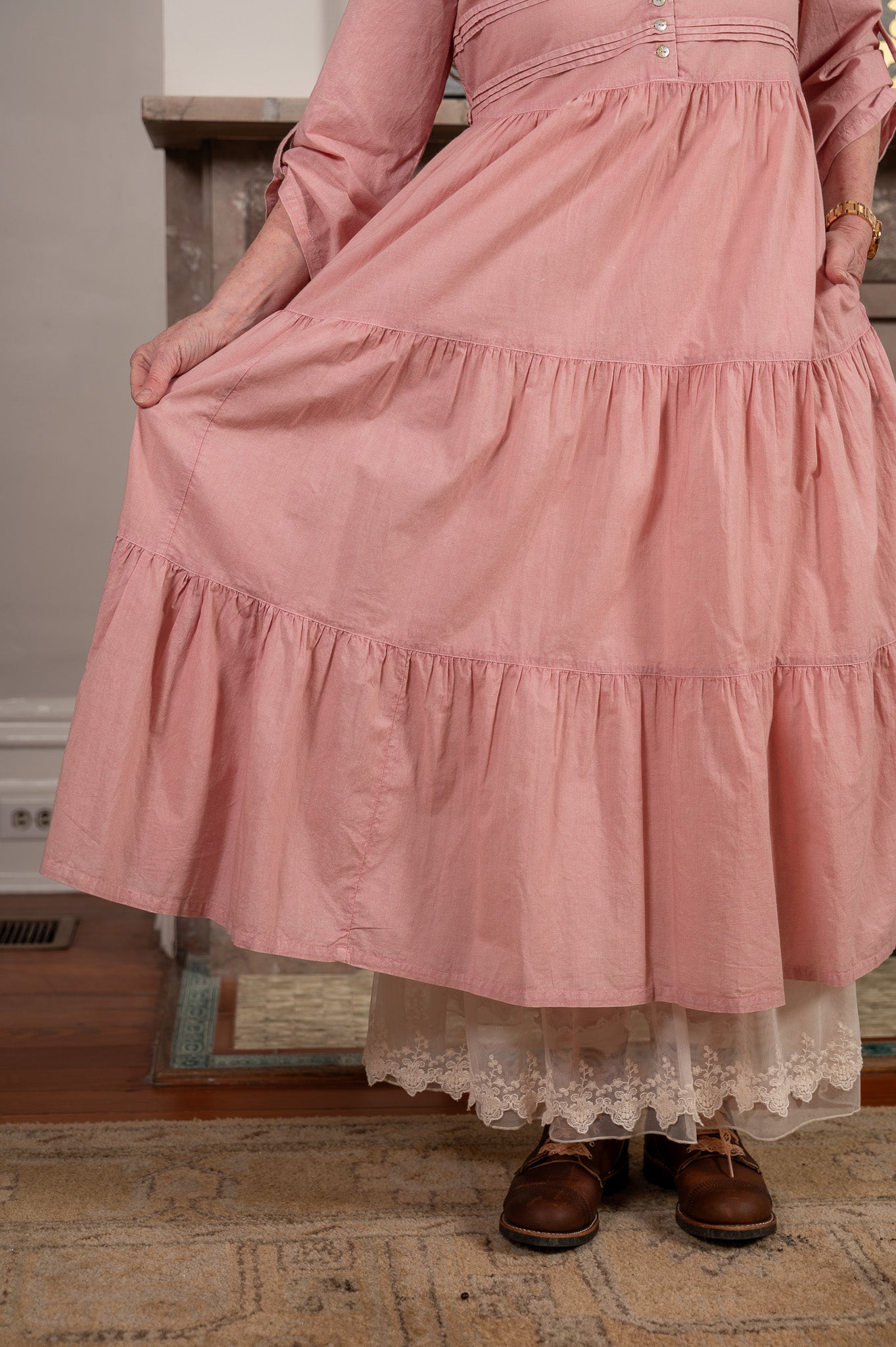 The Friendship Dress in Sunwashed Rose