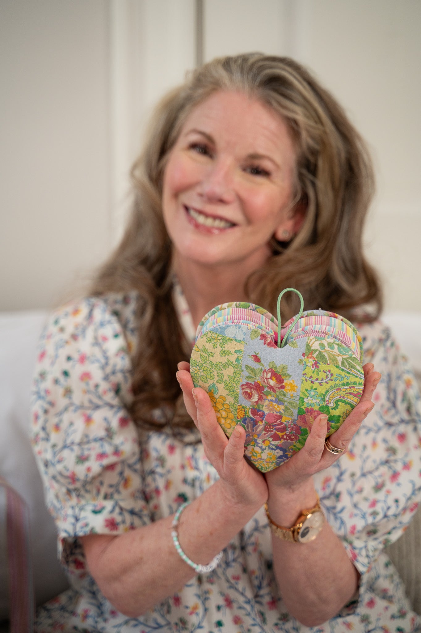 Garden Collage Patchwork 'I Heart Sewing' Kit