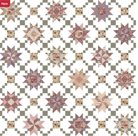 Evening on the Prairie 108" Wide Back in Garden Cloud, Fabric by the Yard