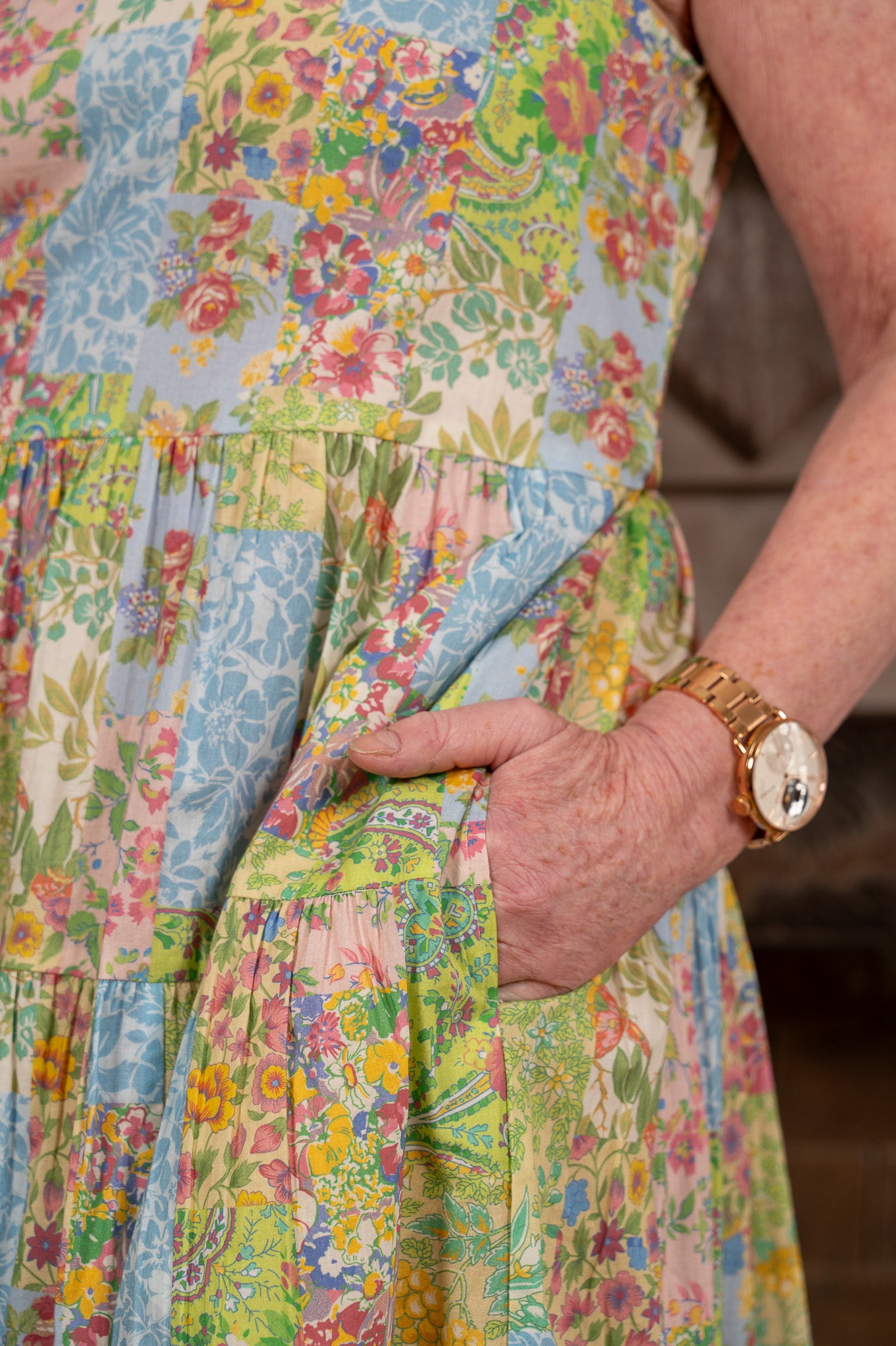 Garden Collage Dress