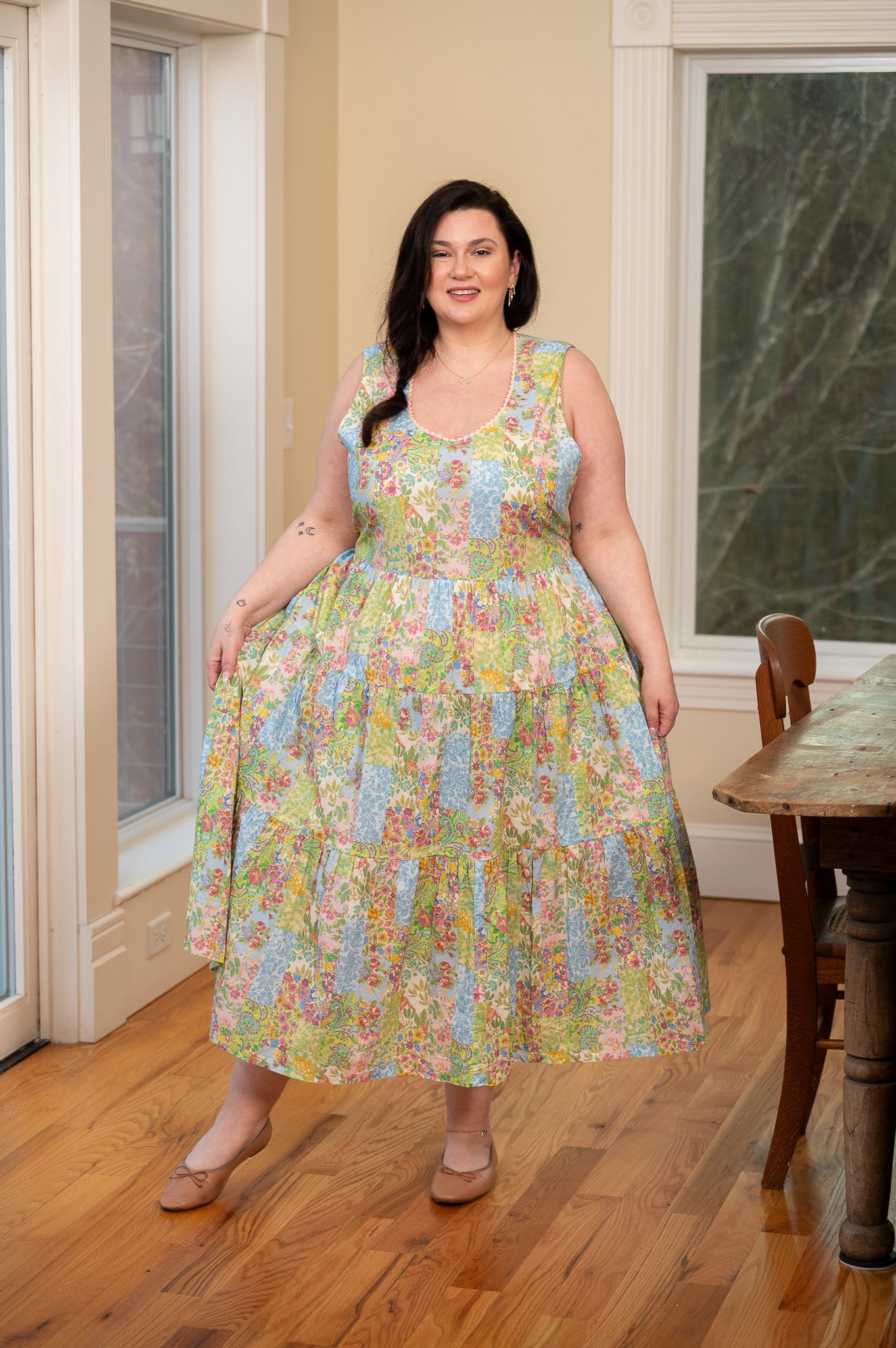 Garden Collage Dress