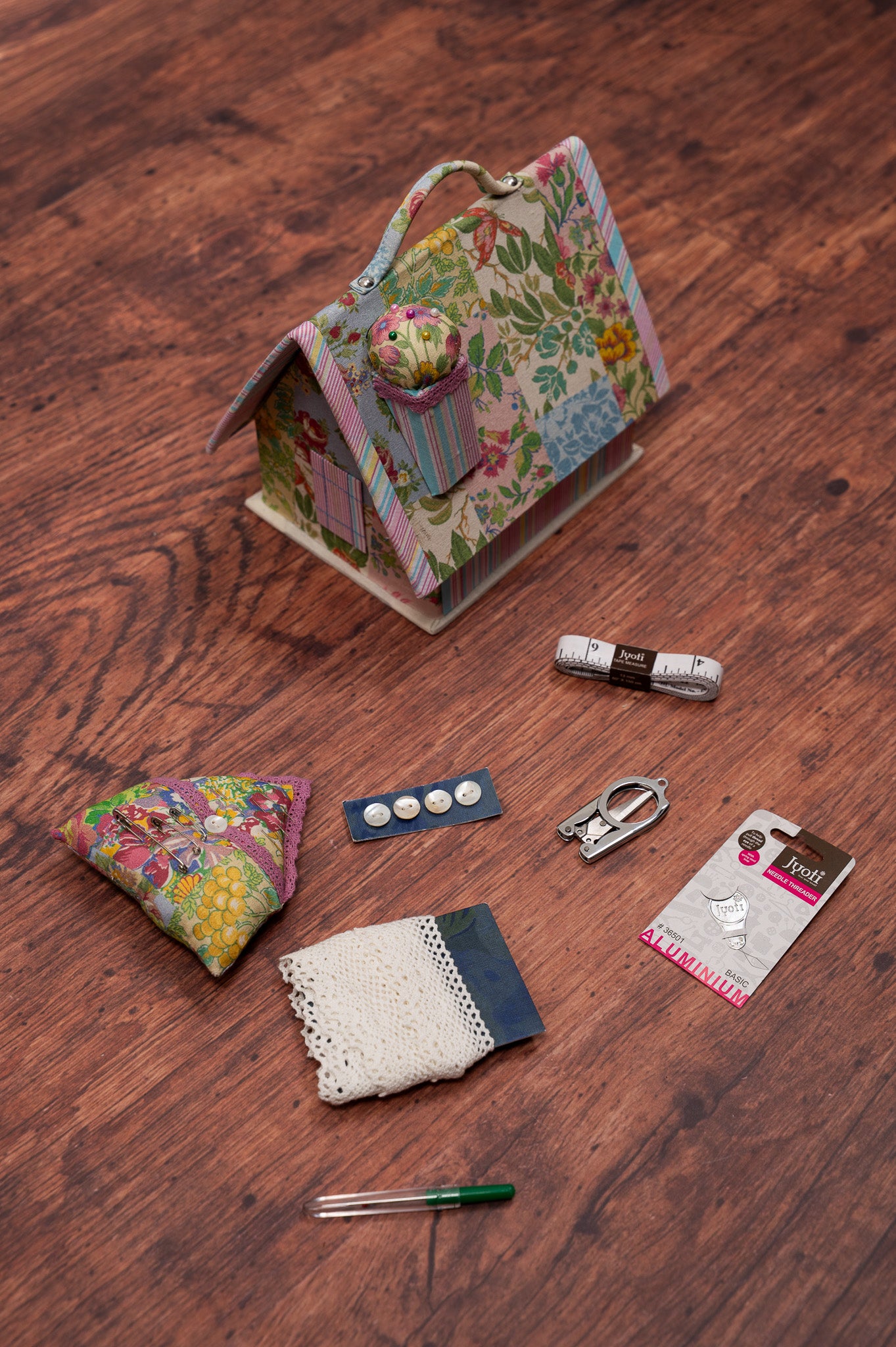 Garden Collage Patchwork Sewing House