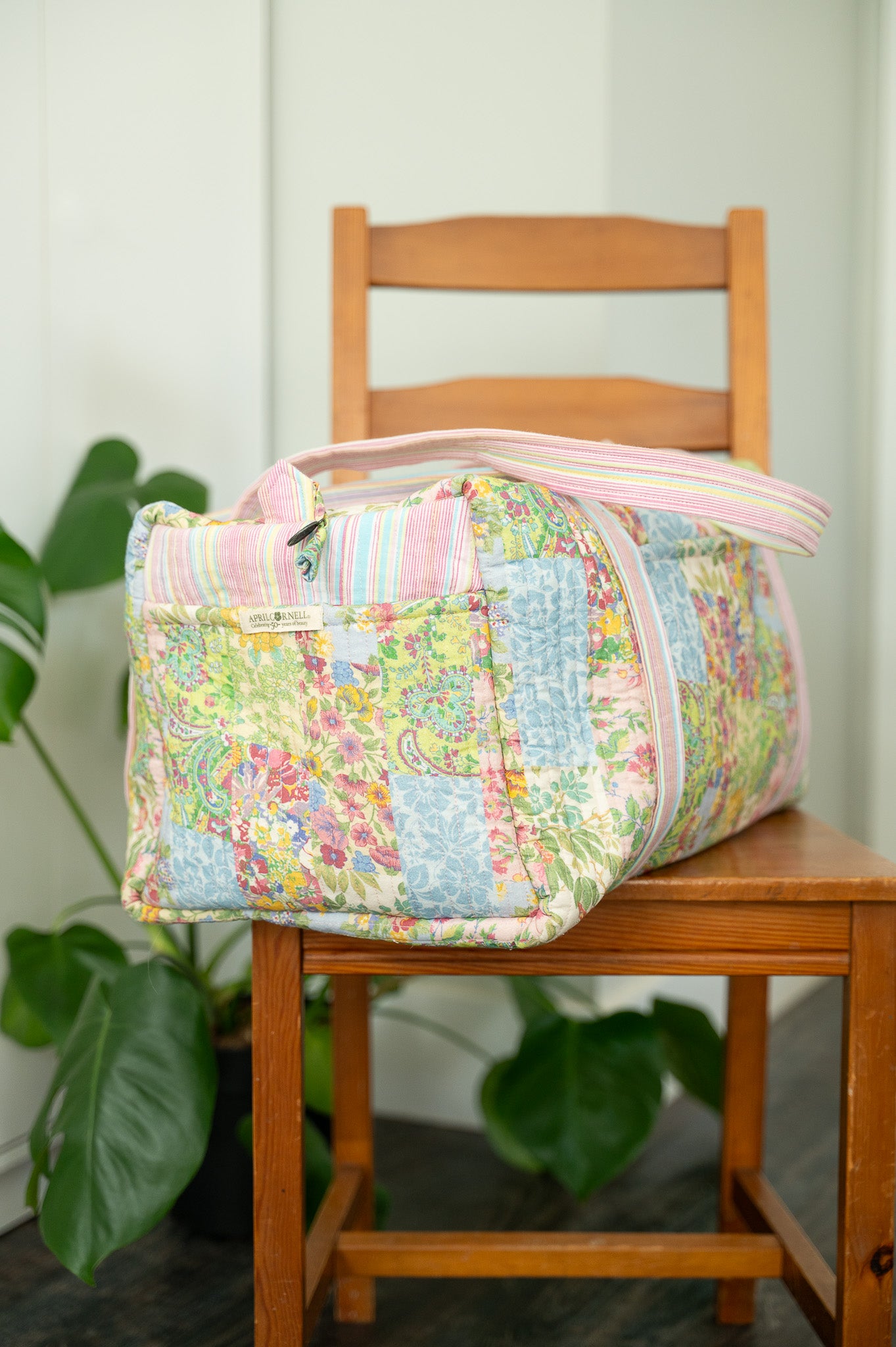 Garden Collage Patchwork Duffle Bag