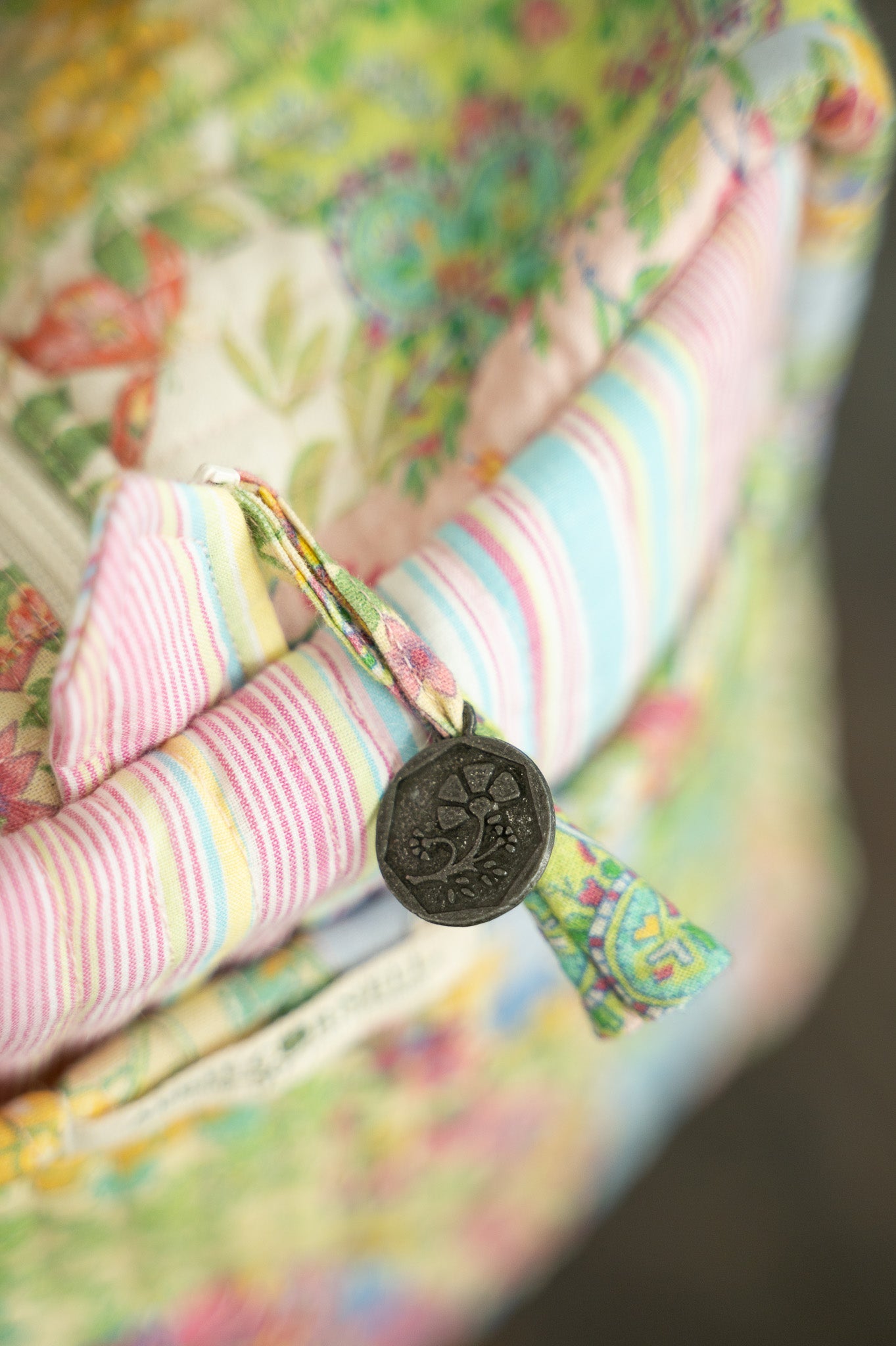 Garden Collage Patchwork Duffle Bag