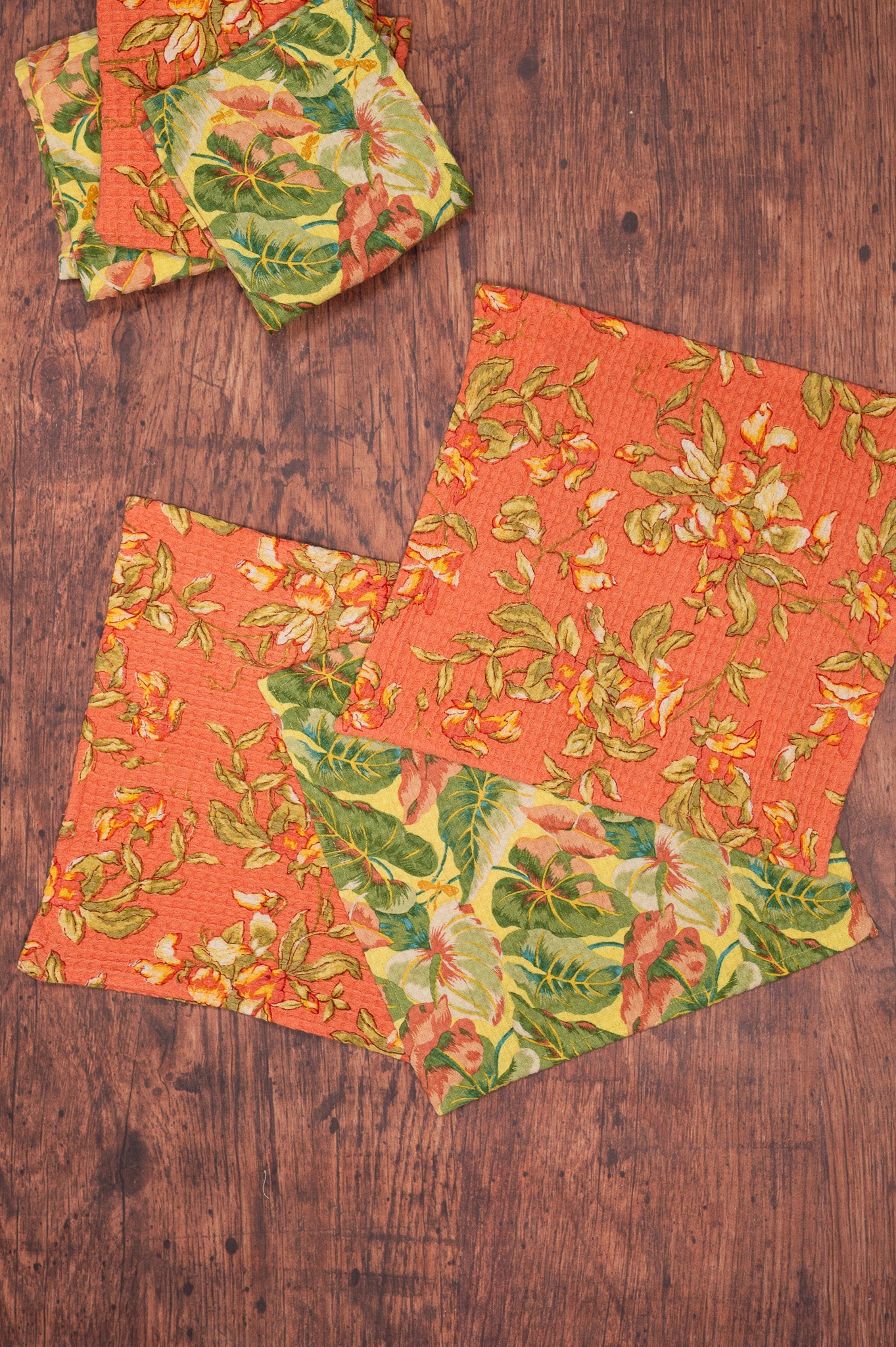 Greenhouse Patchwork Tiny Tea Towel Bundle, Set of 6