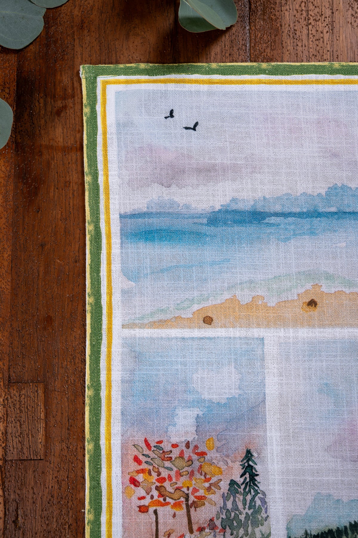 Happy Places Tea Towel
