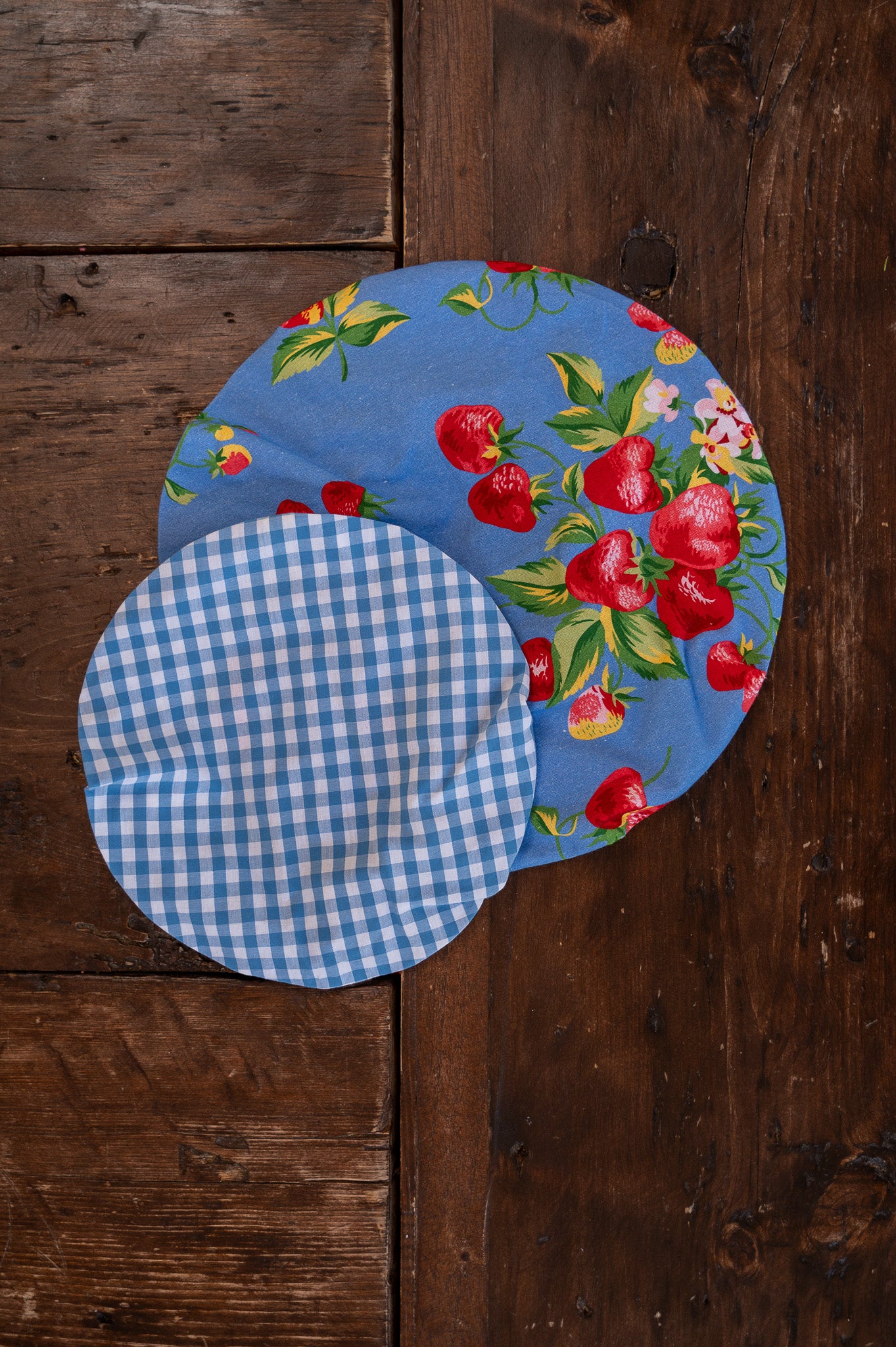 Strawberry Magic Bowl Covers, Set of 2