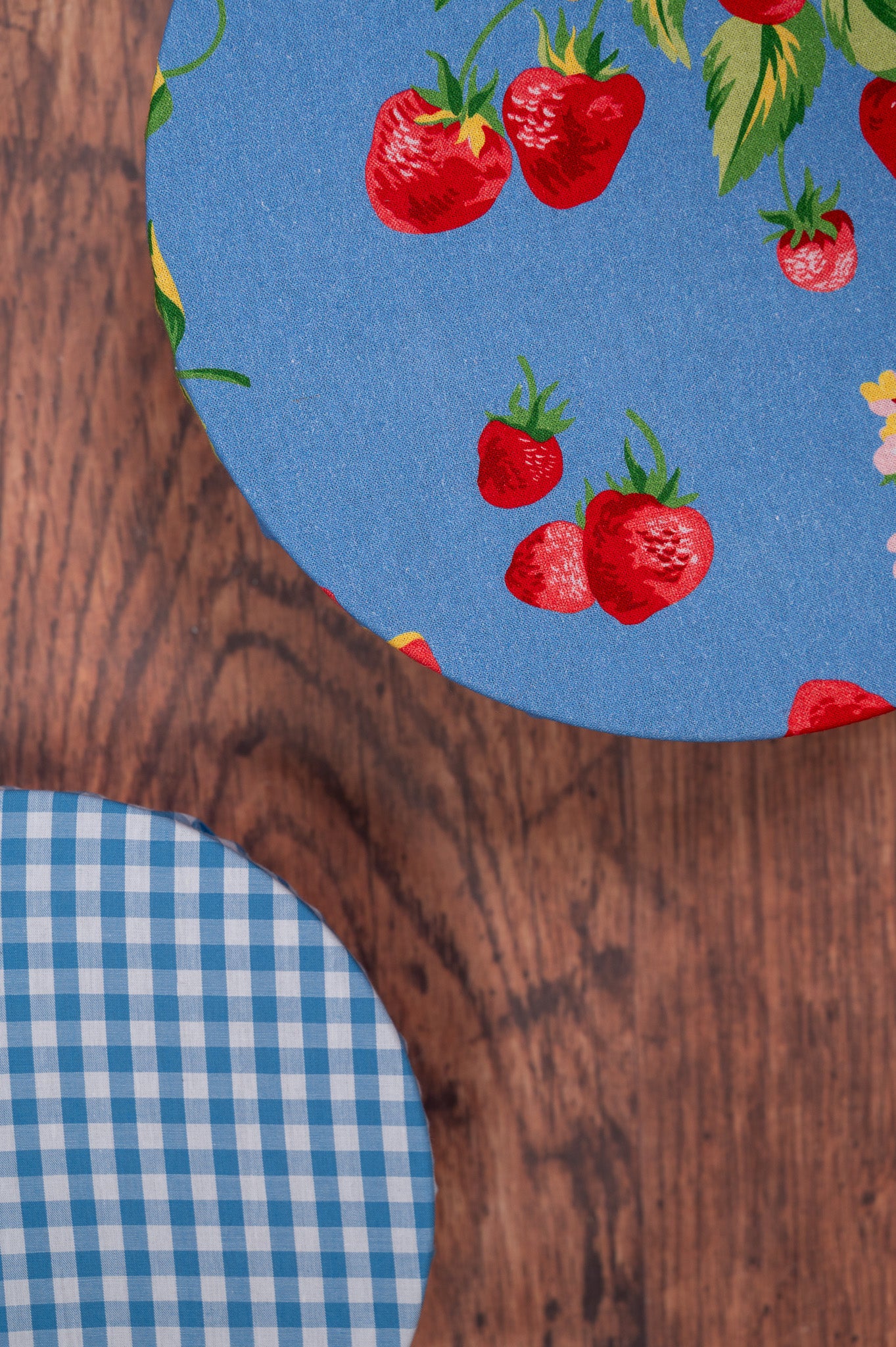 Strawberry Magic Bowl Covers, Set of 2