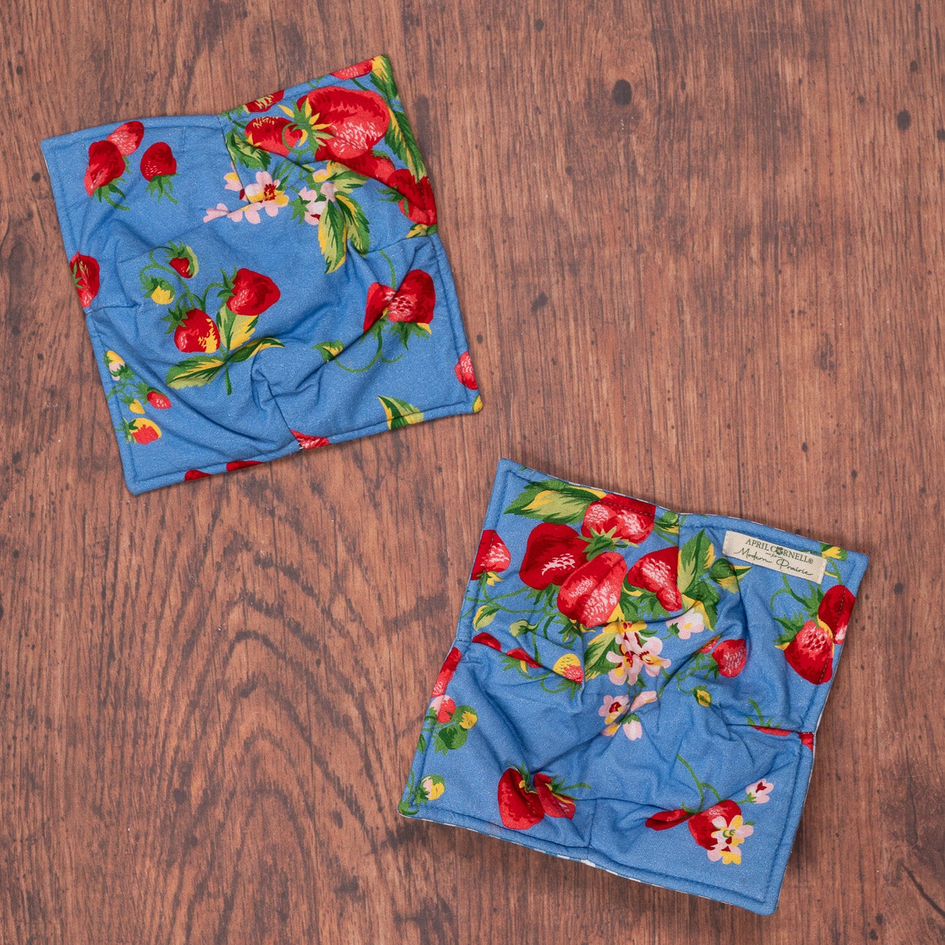 Strawberry Magic Bowl Cozies, Set of 2