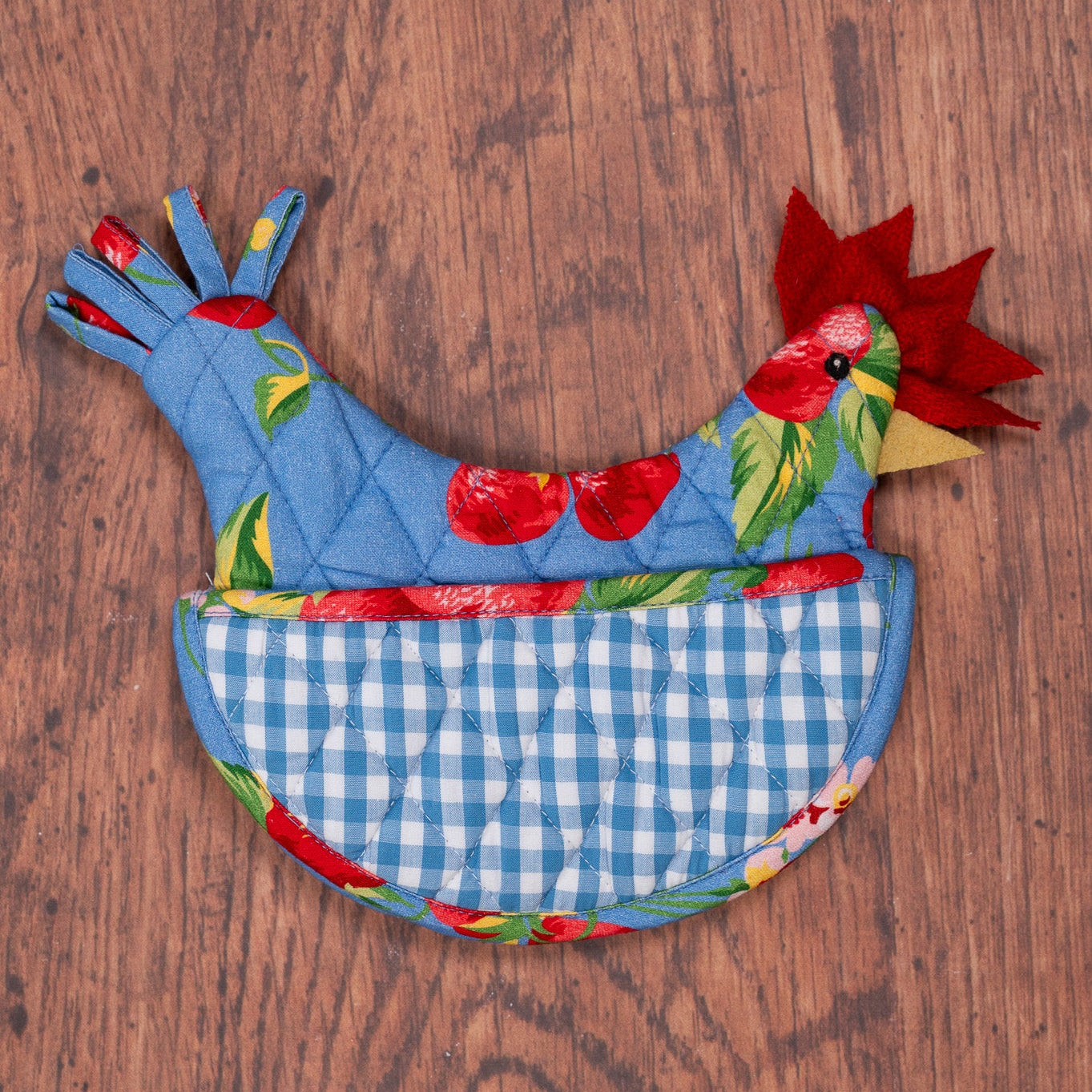 Strawberry Magic Happy Hen Mini Mitt