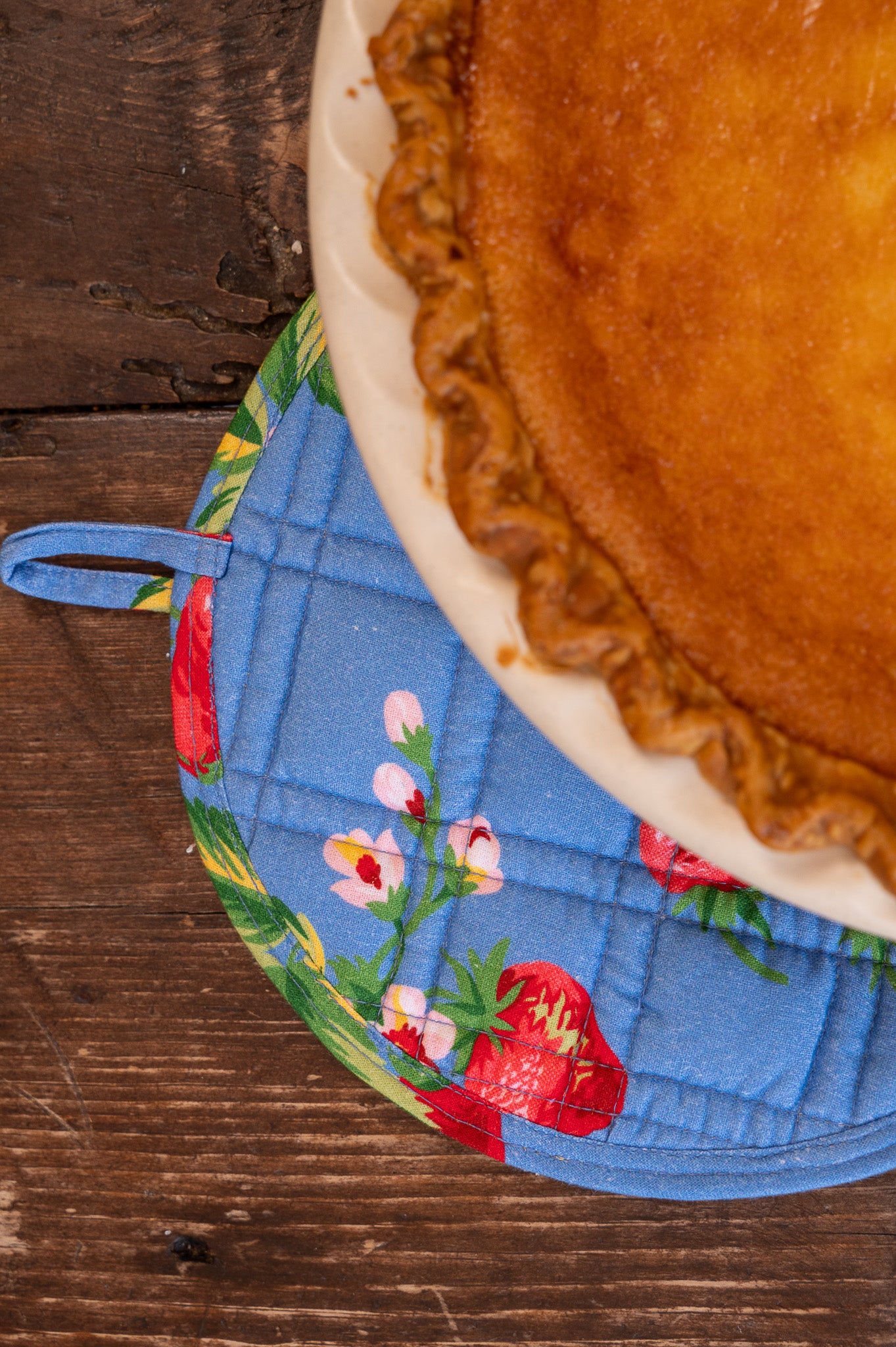 Berry Fine Pie Time Potholder & Trivet, Set of 2