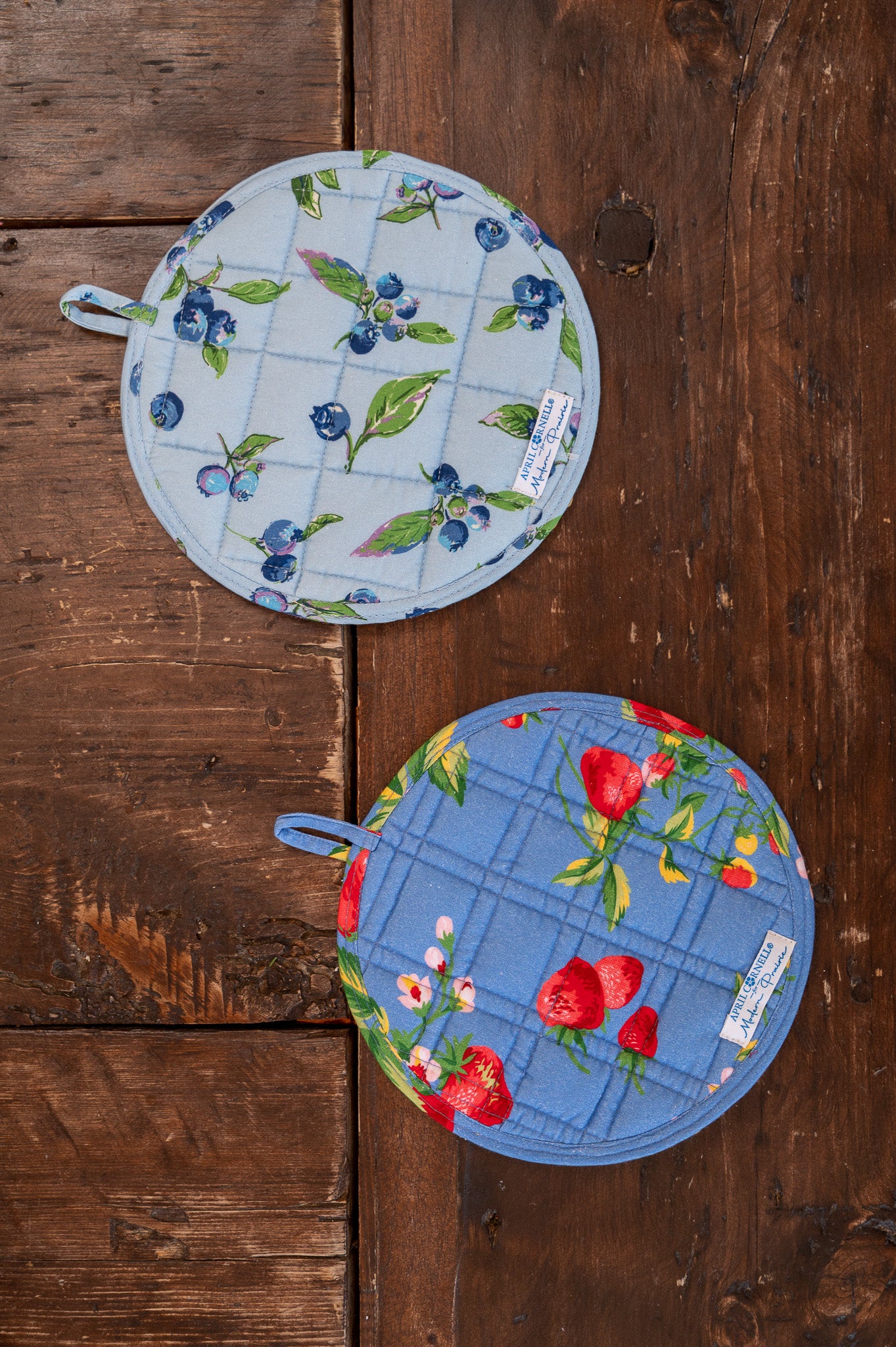Berry Fine Pie Time Potholder & Trivet, Set of 2