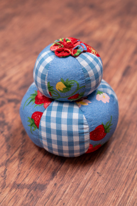 Strawberry Magic Stacked Pincushion