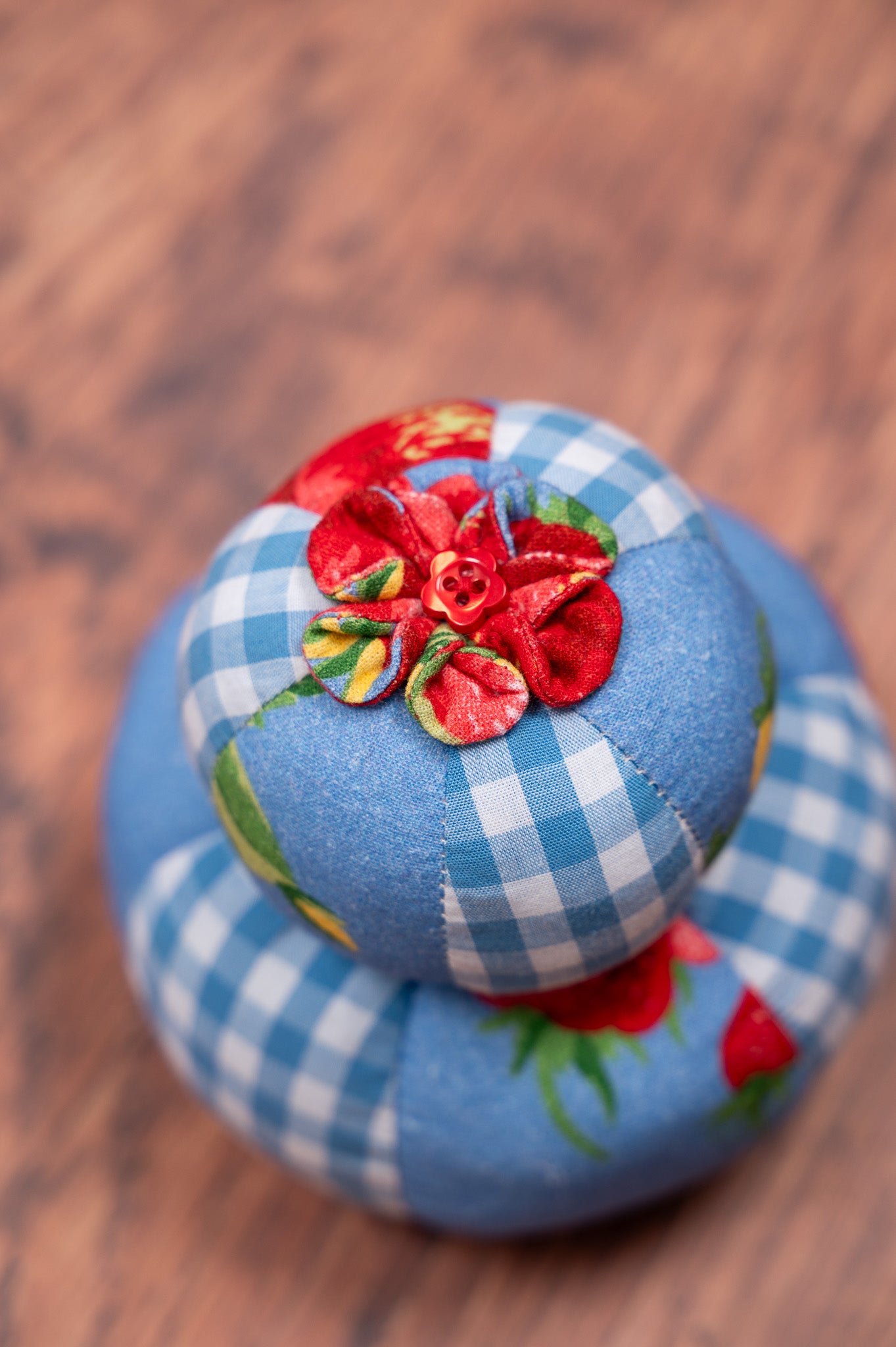 Strawberry Magic Stacked Pincushion