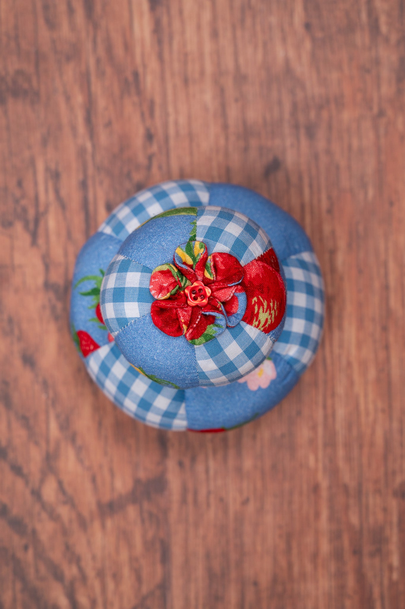 Strawberry Magic Stacked Pincushion