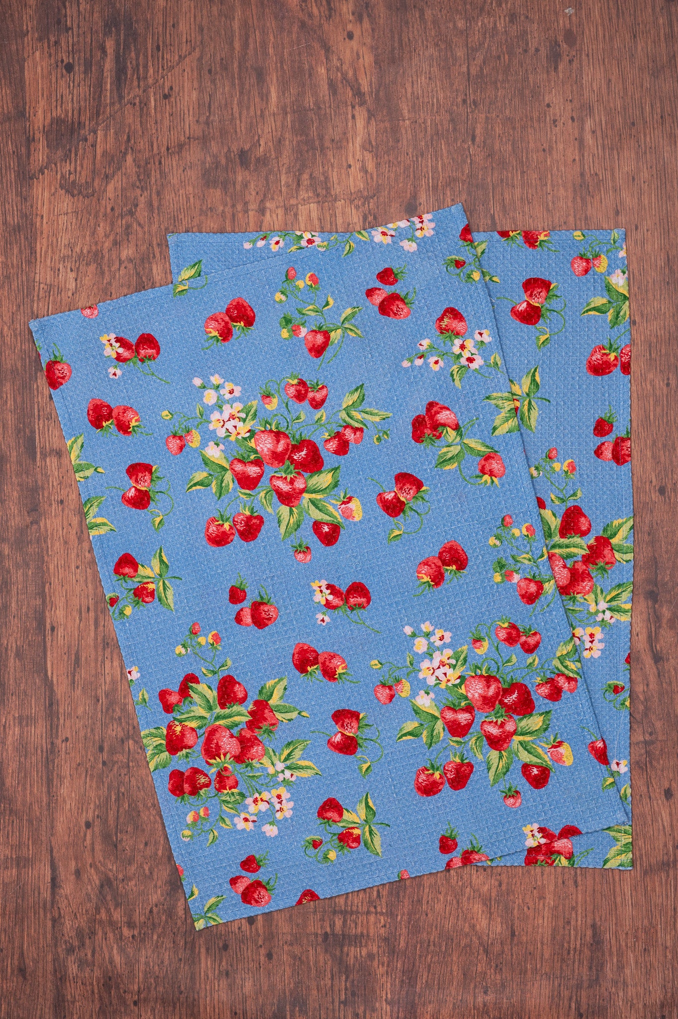 Strawberry Magic Tea Towels, Set of 2