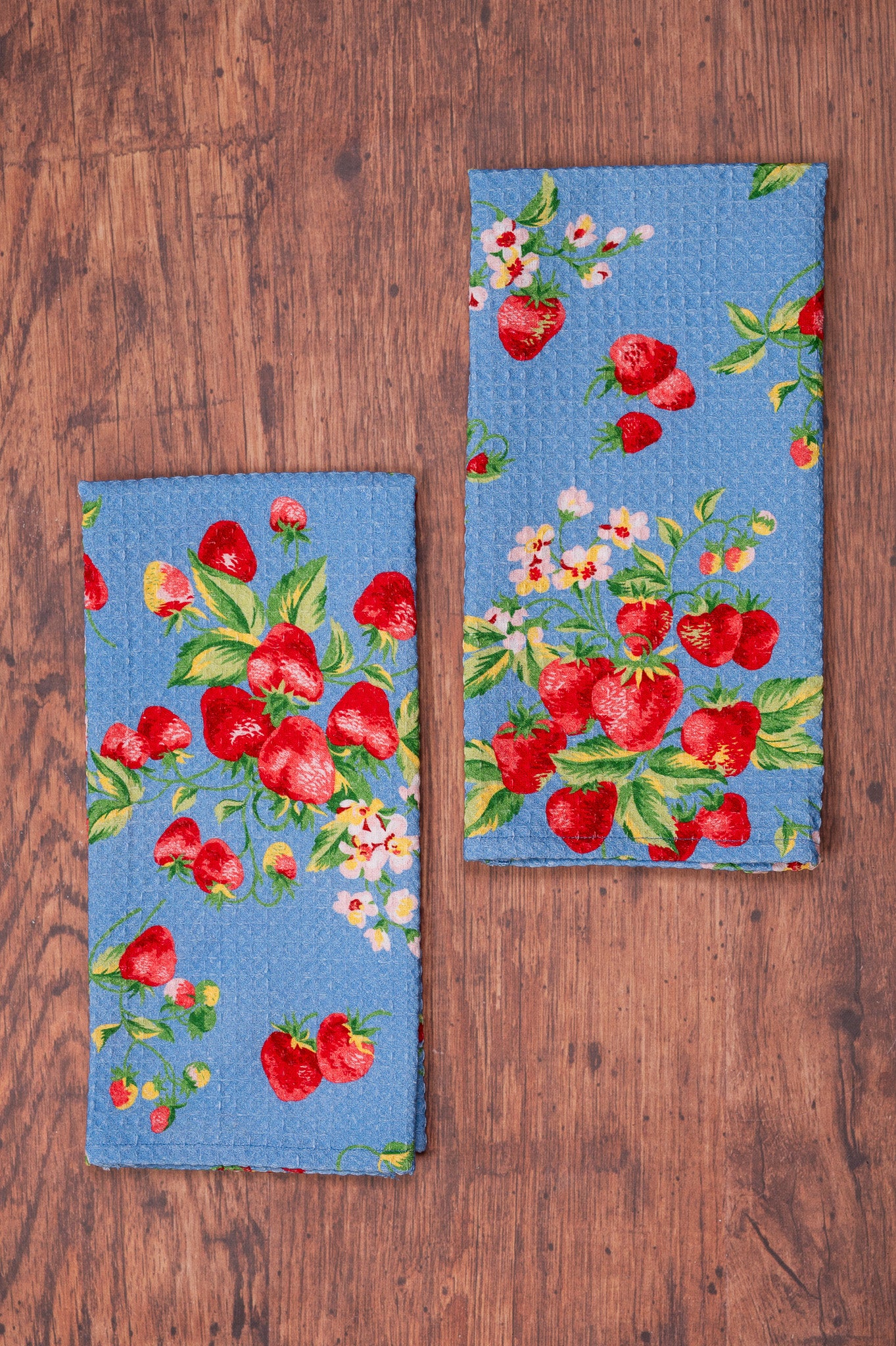 Strawberry Magic Tea Towels, Set of 2