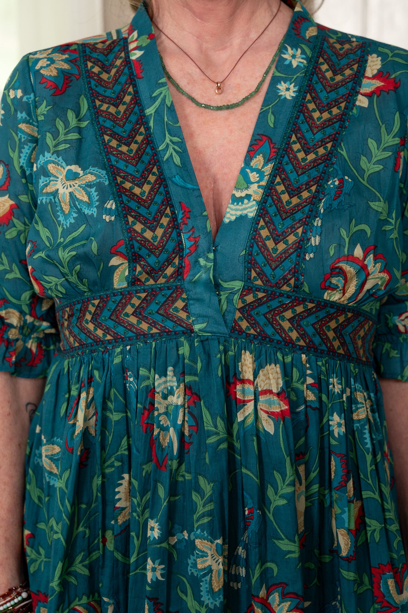 April Cornell Women's The Hazel Dress, deep teal, L April Cornell Women's The Hazel Dress, deep teal, L