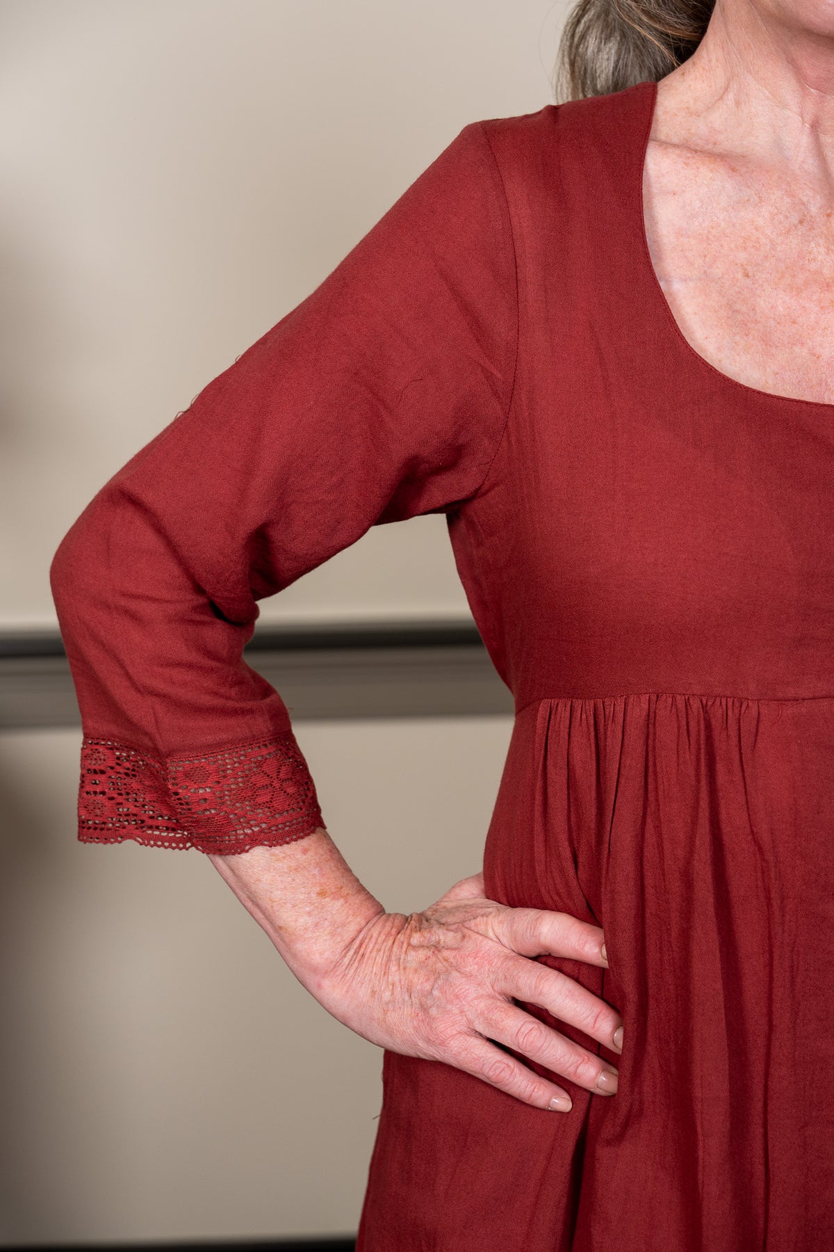 The Heartland Dress in Rose