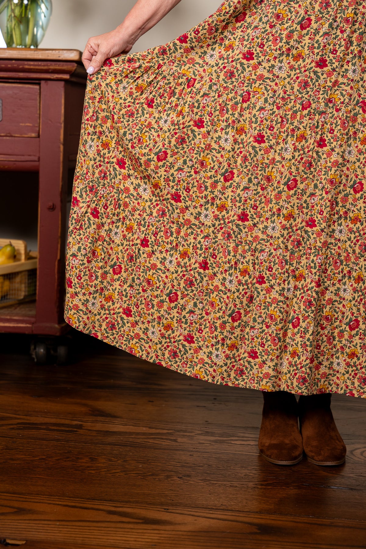 The Heather Fields Dress in Golden Meadow