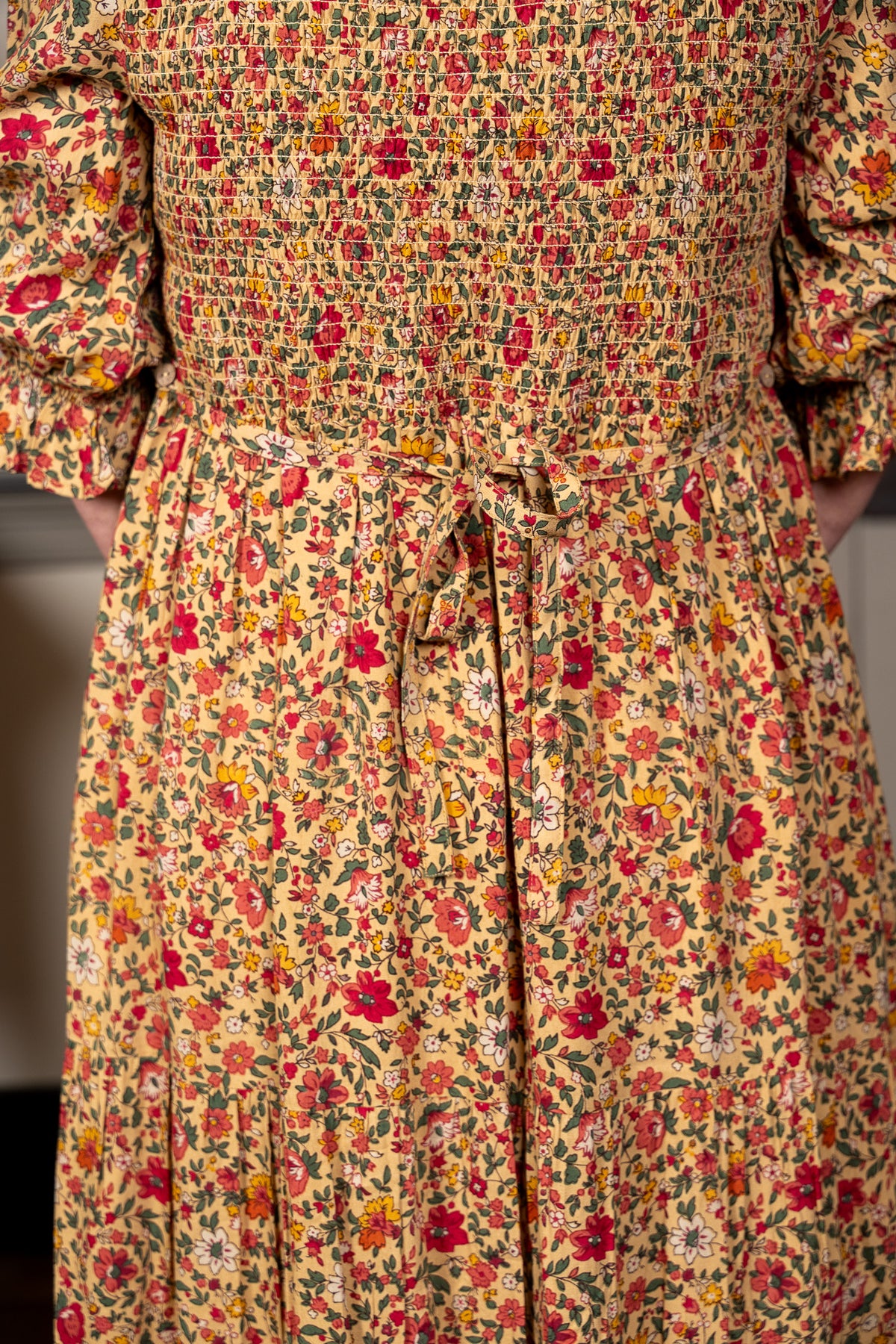 The Heather Fields Dress in Golden Meadow