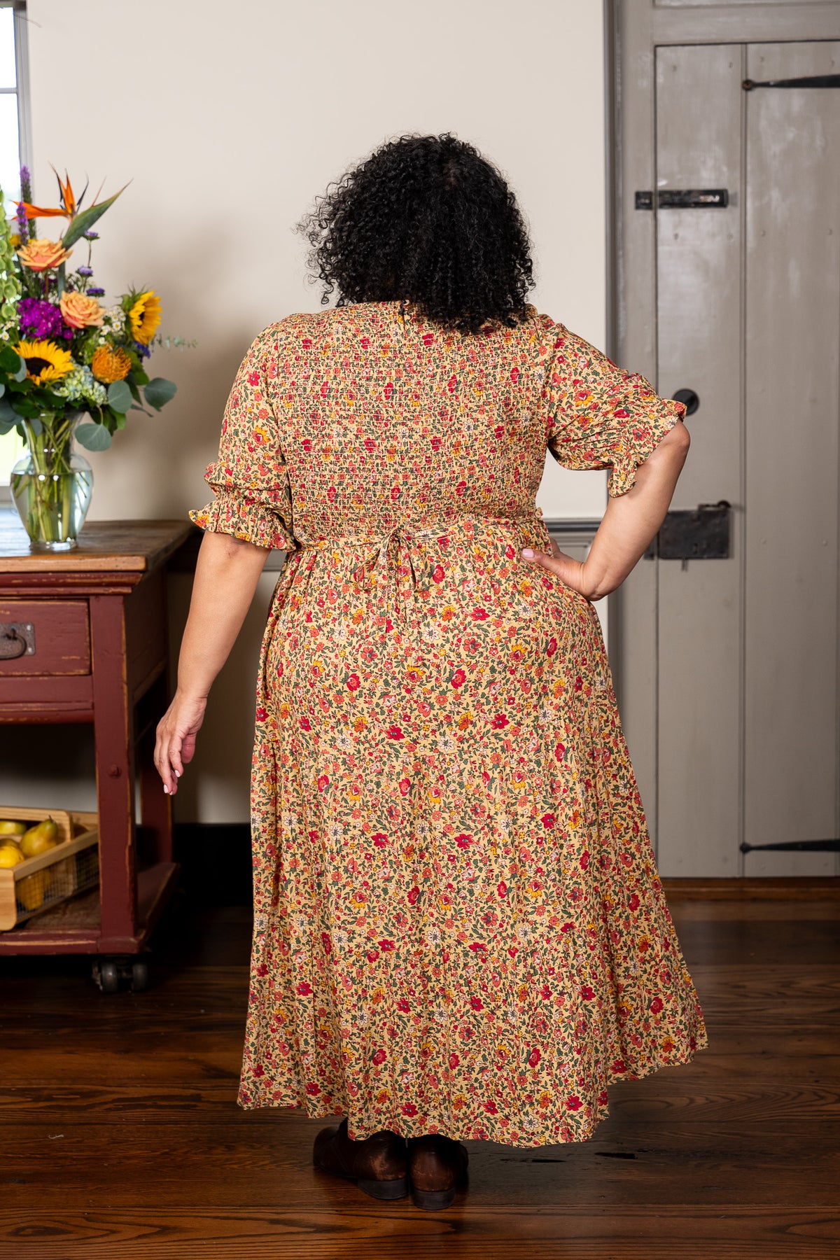 The Heather Fields Dress in Golden Meadow