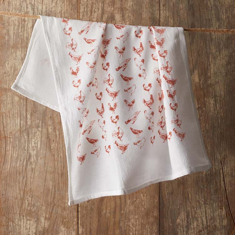 Chickens for Days Tea Towel