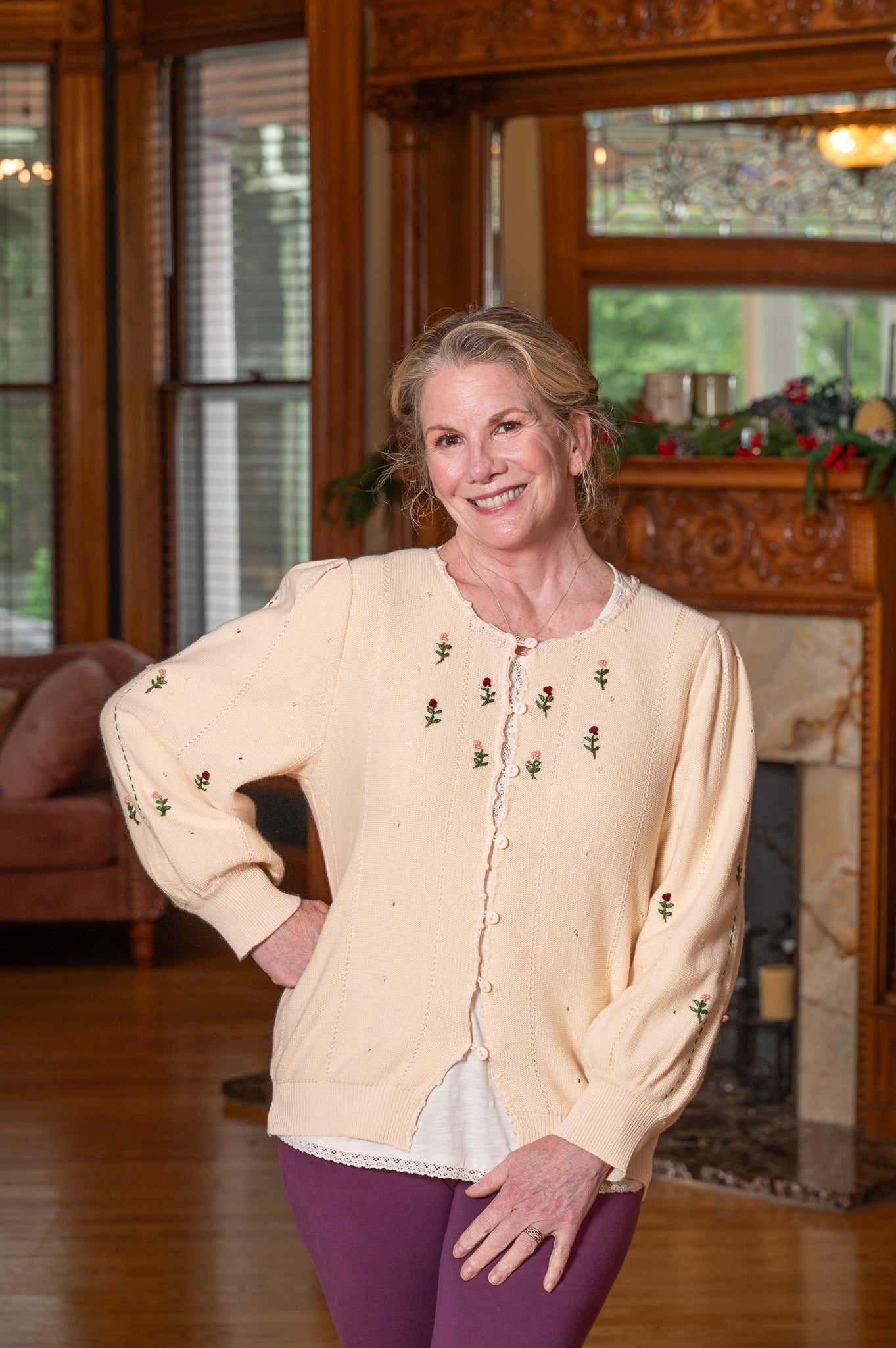 Cottage Rose Cardigan