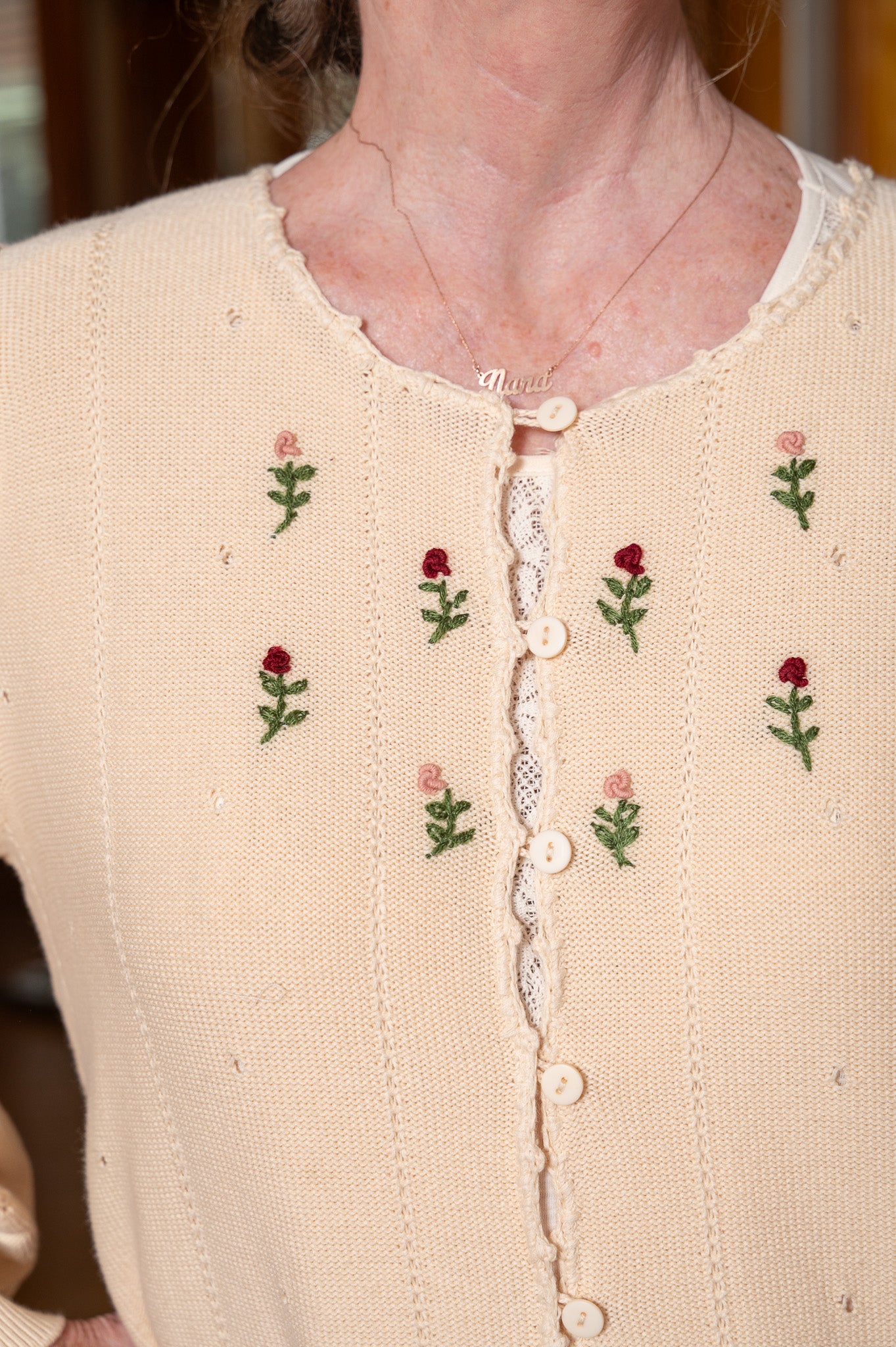 Cottage Rose Cardigan