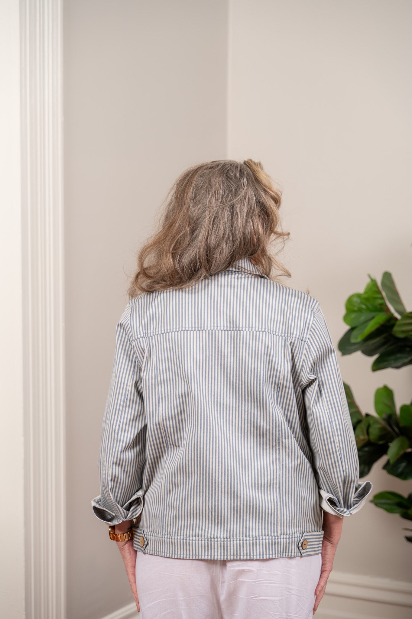 The Homestead Stripe Denim Jacket