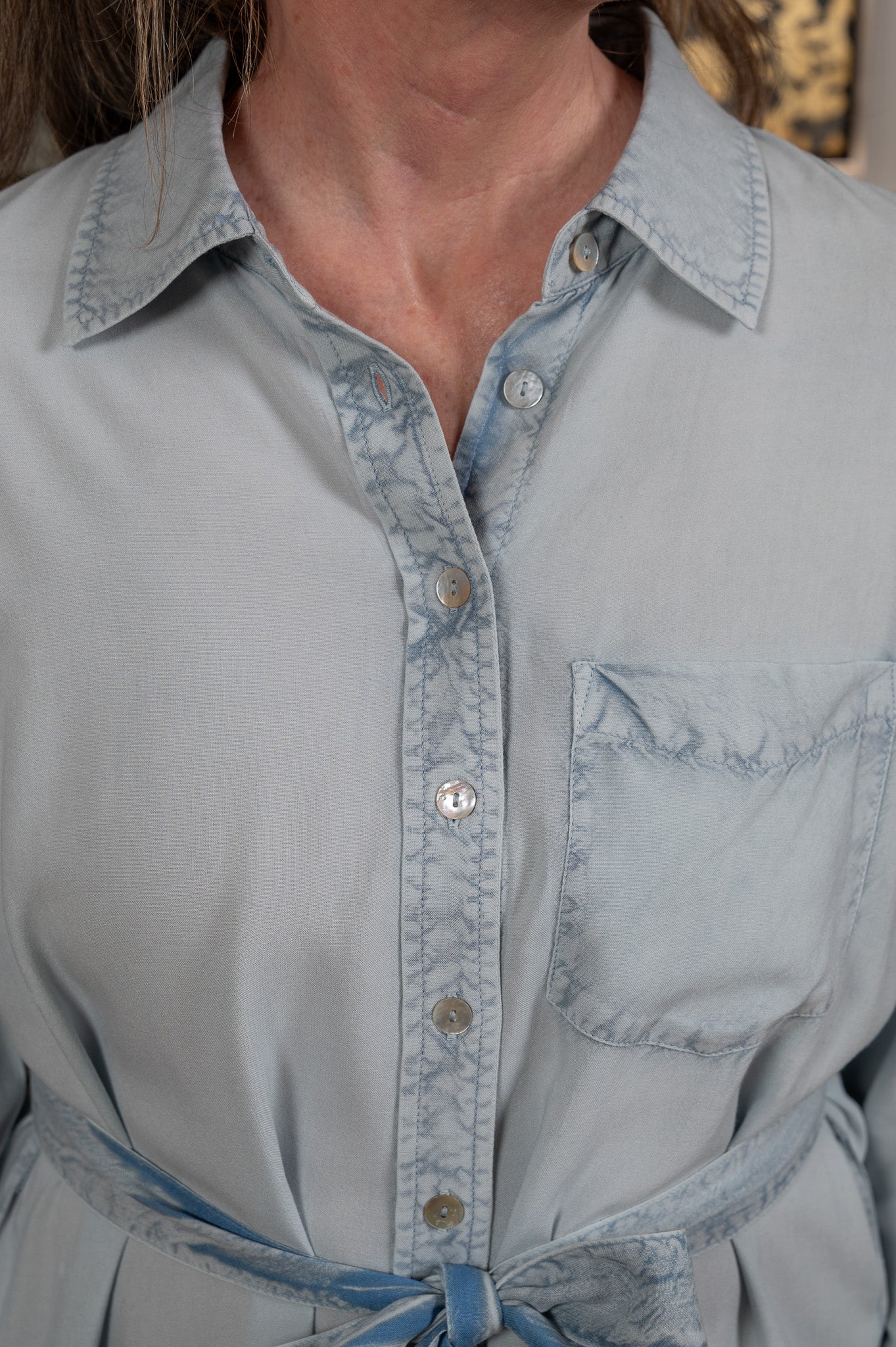 The Hometown Chambray Dress